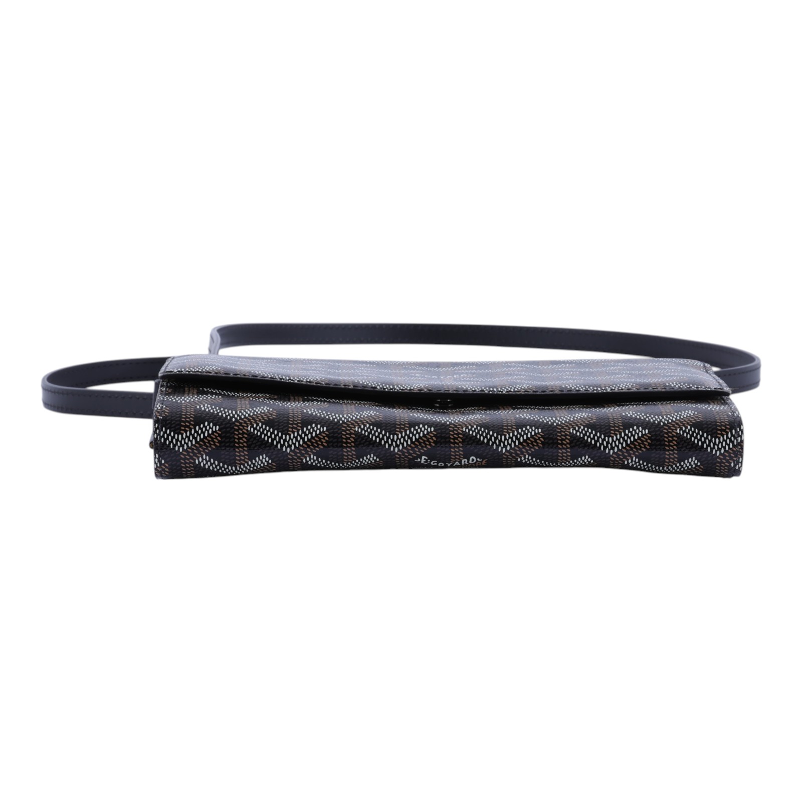高雅德 GOYARD Varenne Continental Wallet 錢包 長夾 斜背包 VAREN3MMLTY 黑Varenne WOC 防塵袋2/背帶