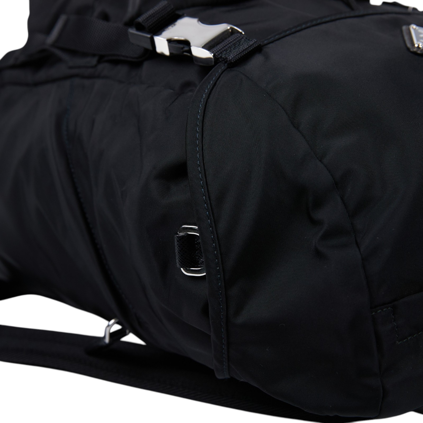 普拉達 PRADA Re-Nylon Saffiano皮革 背囊 2VZ135_2DMG 黑Saffiano 尼龍後背包 無附屬品