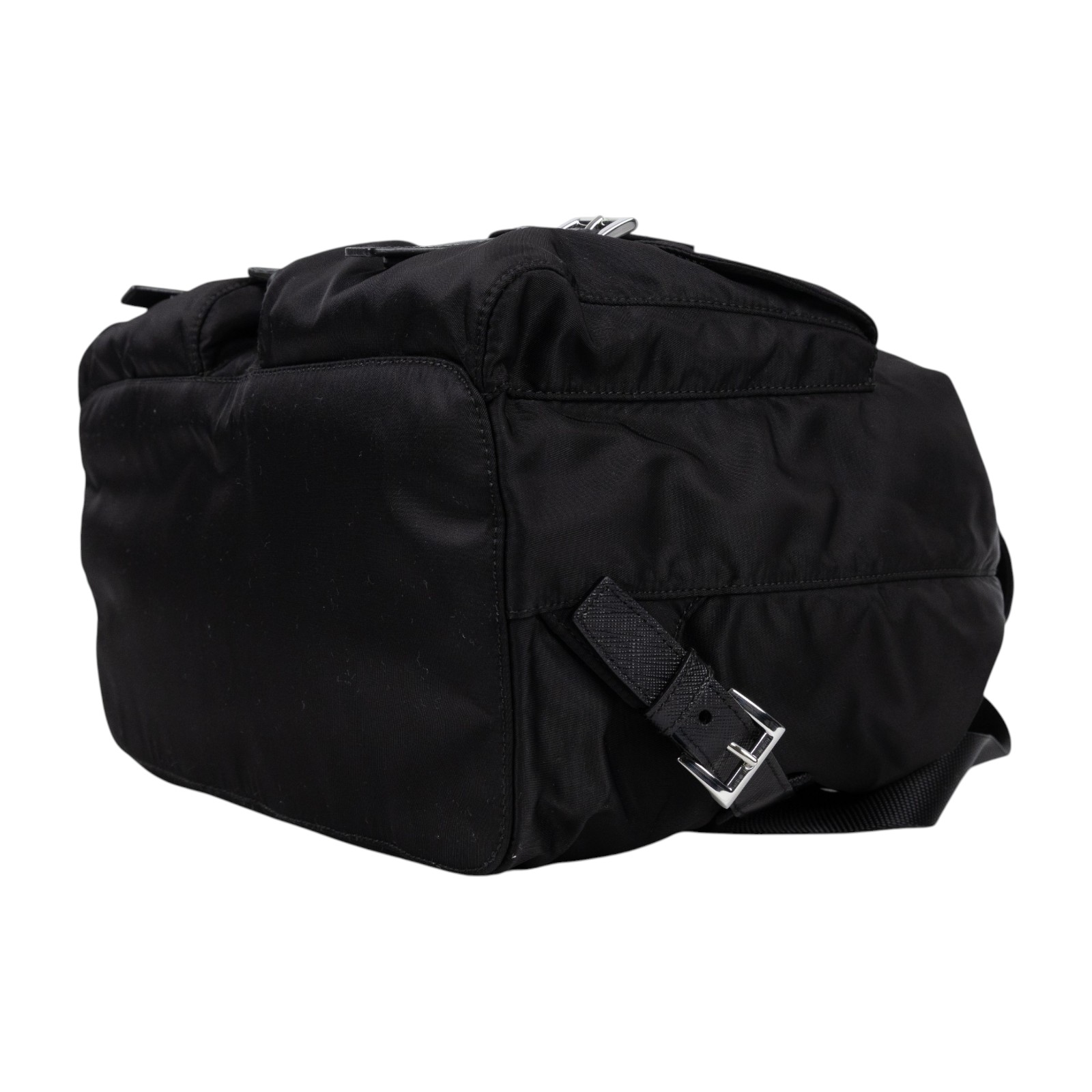 普拉達 PRADA Re-Nylon 中型 背囊 後背包 化妝袋 1BZ811_RV44 黑尼龍後背包 防塵袋/內袋
