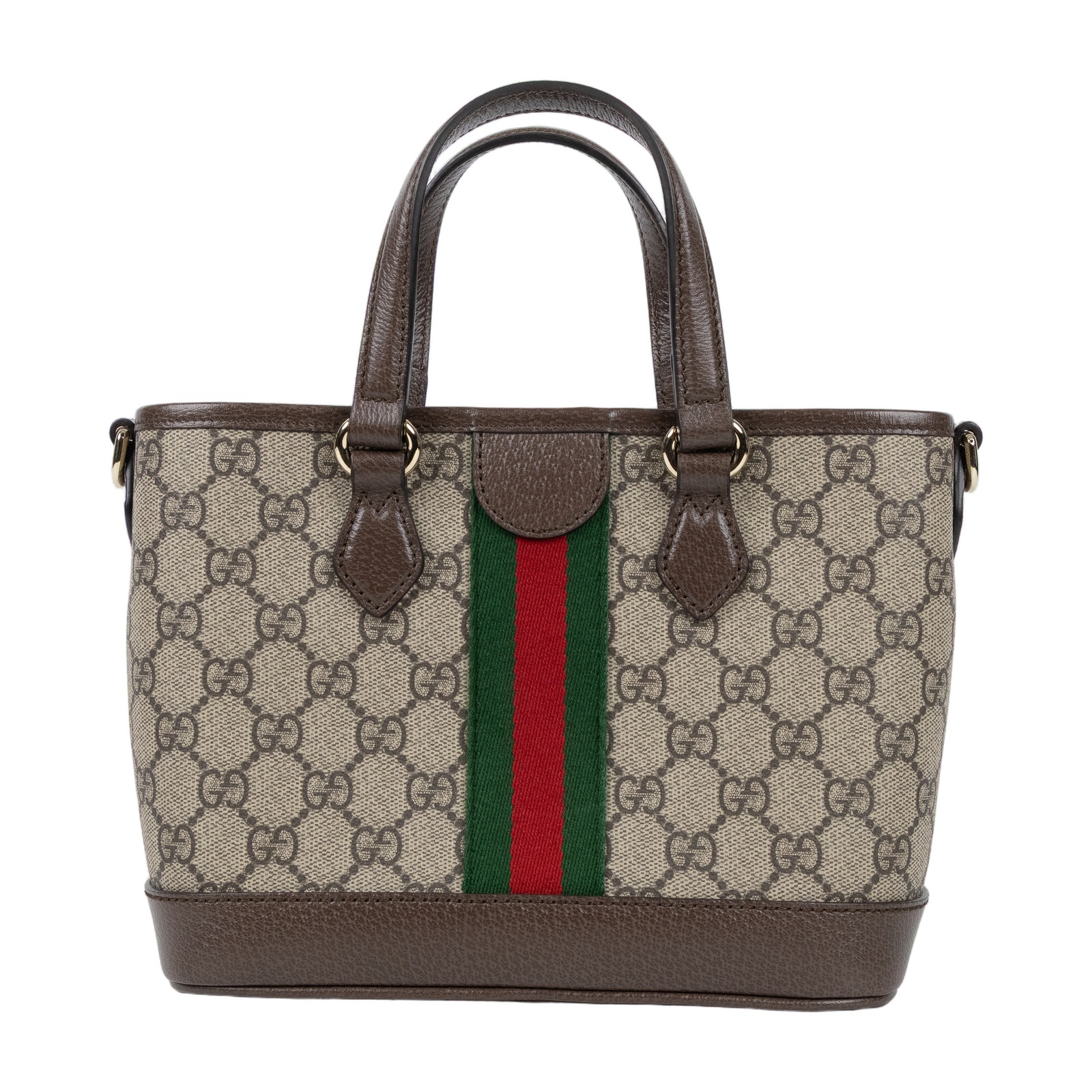 古馳 GUCCI Ophidia 系列小型托特包 836848 FAE0J 棕GG Ophidia托特2WAY 防塵袋/背帶