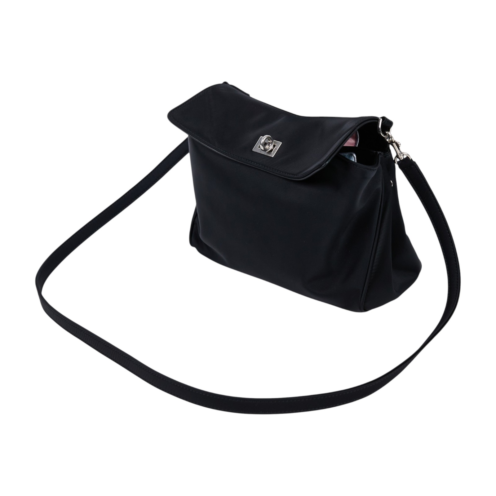 巴黎世家 BALENCIAGA Rodeo Small 郵差包 斜背包 手提包 銀色五金 8275832AB6F  防塵袋/背帶2/鑰匙圈吊飾