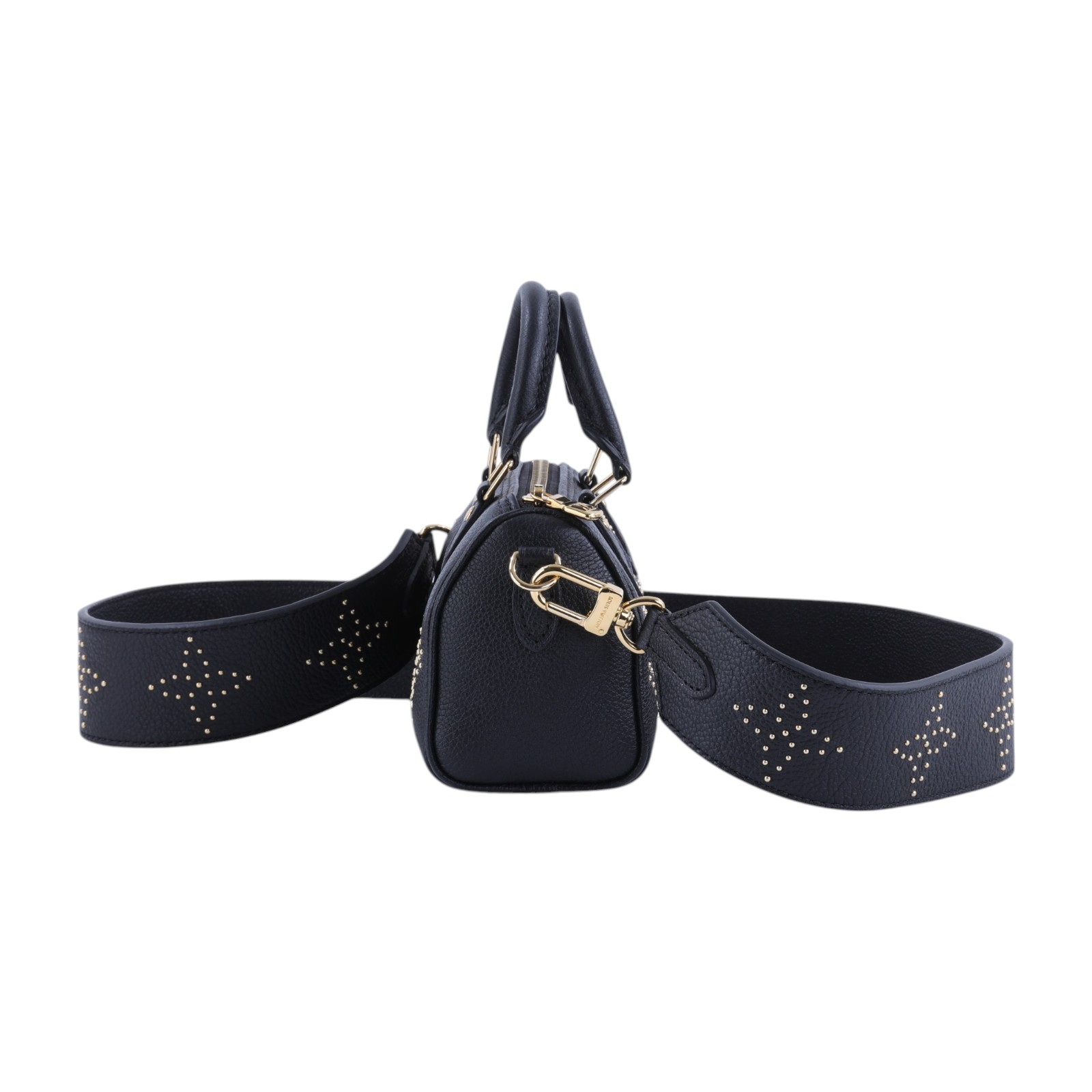 路易威登 LOUIS VUITTON Nano Speedy 手提包 斜背包 迷你 M46745 晶片款 黑金珠NANO SPEEDY 防塵袋/背帶