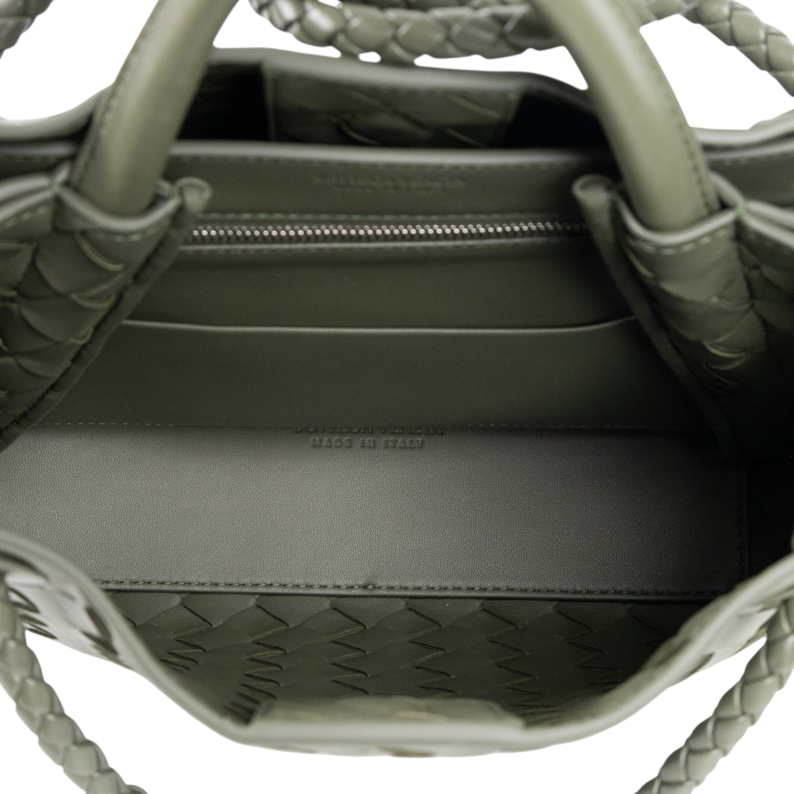 寶緹嘉 BOTTEGA VENETA Small Andiamo With Chain 小型 手提包 肩背包 斜背包 766014VCPP1 晶片款  防塵袋/保證卡