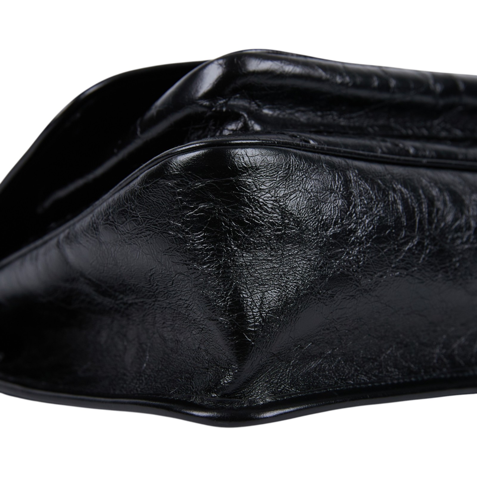 聖羅蘭 YSL SAINT LAURENT Niki 復古皮革 中型手袋 6331840EN08 SO BLACK NIKI 中號 防塵袋