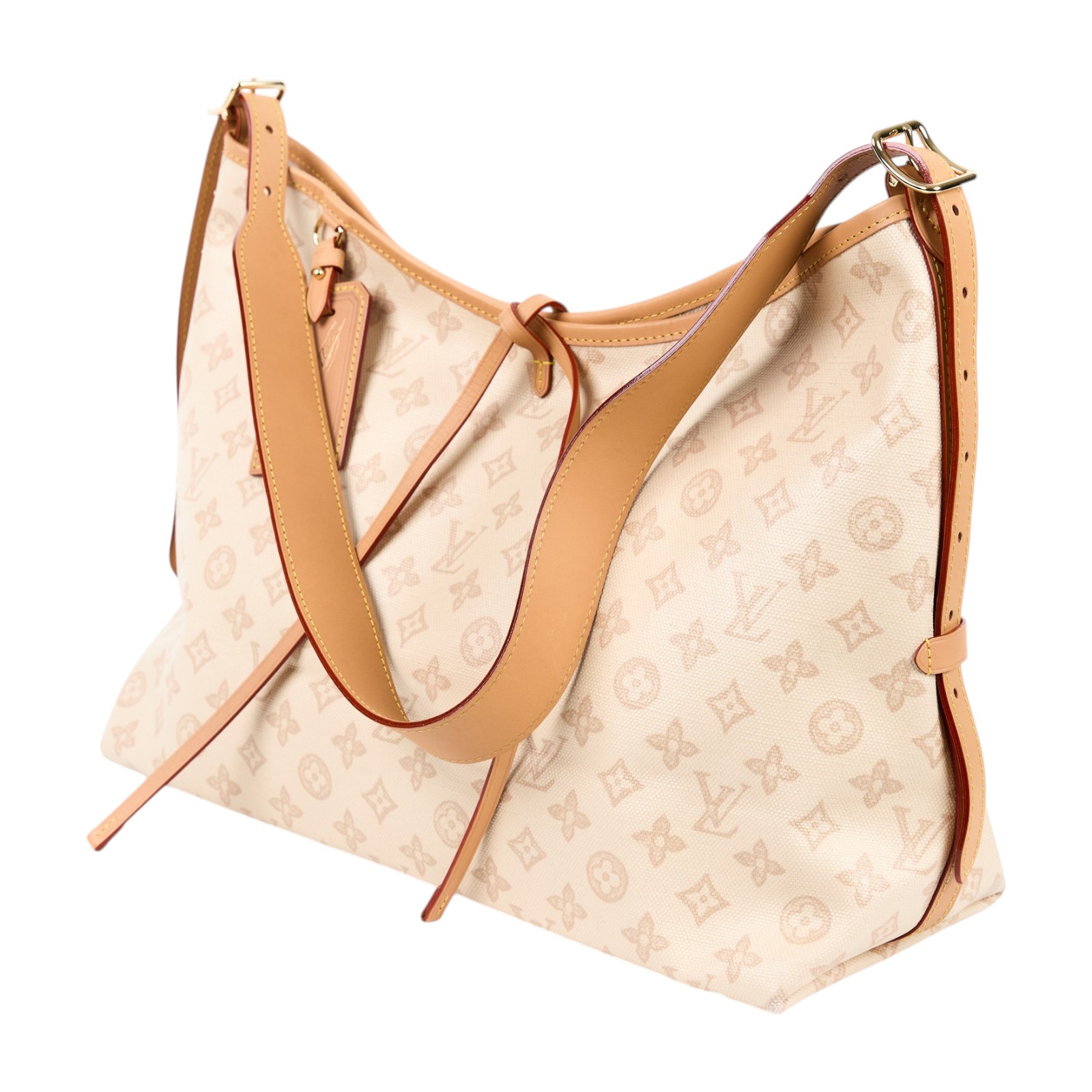 路易威登 LOUIS VUITTON CarryAll MM 肩背包 斜背包 M27948 晶片款 原花130周年紀念CARRYALL MM 內袋