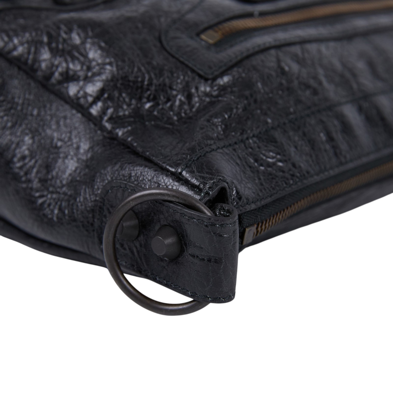 巴黎世家 BALENCIAGA Le City Moto 小型 肩背包 斜背包 8461882ABEK 黑LE CITY MOTO SMALL 防塵袋/背帶2