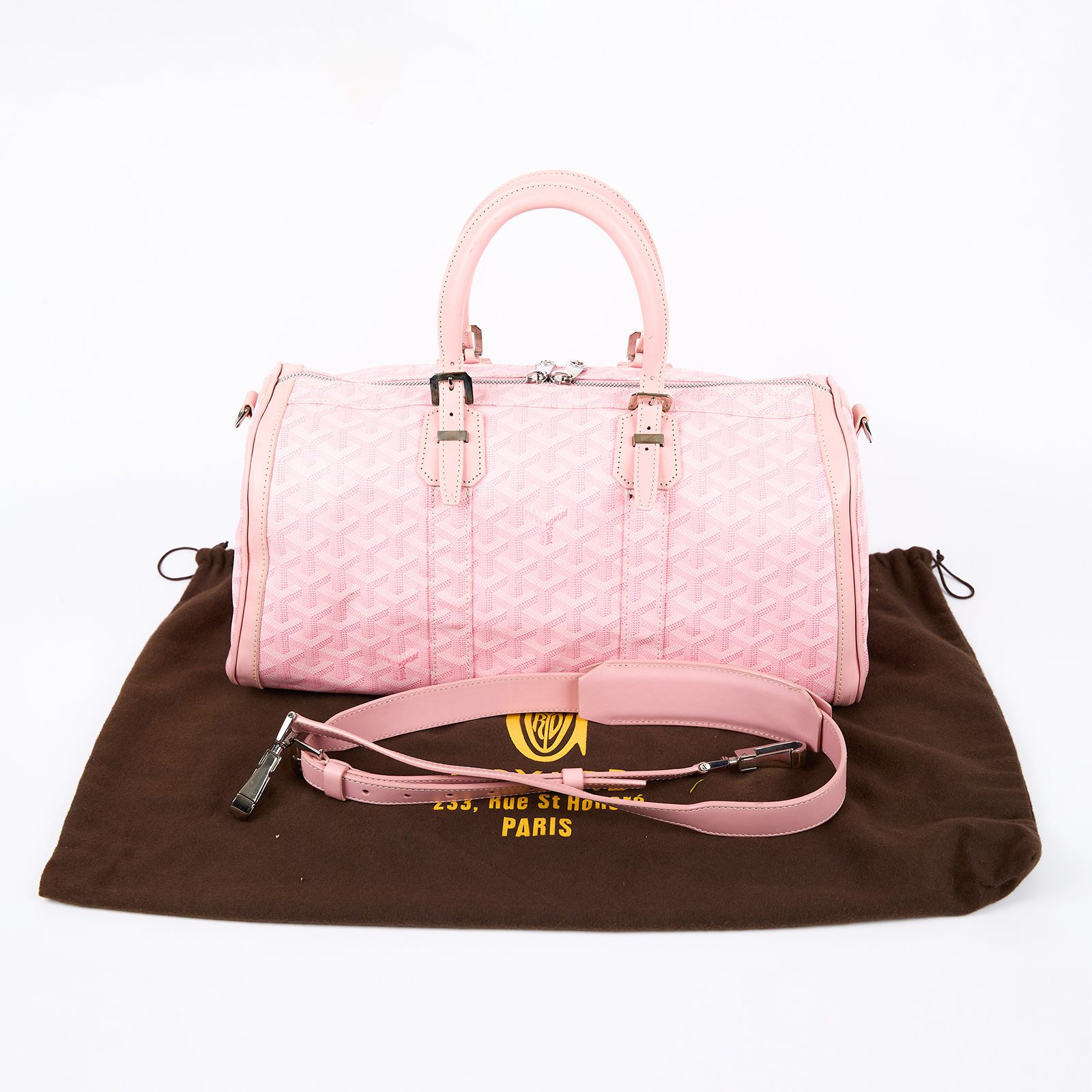 高雅德 GOYARD Croisiere 40 旅行袋  粉croisière 40 防塵袋/背帶