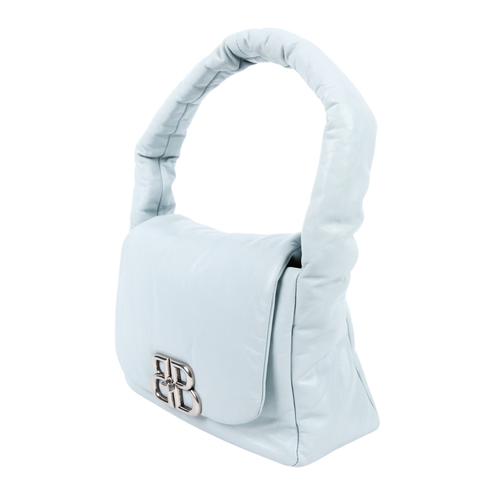 巴黎世家 BALENCIAGA Monaco 肩背包 小型 7878962AA3Z 淺藍MONACO肩背包 防塵袋