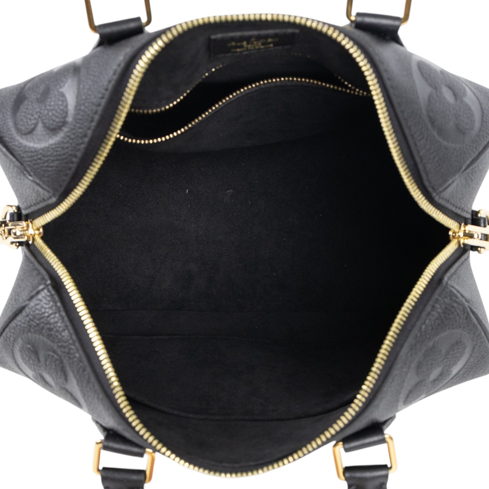 路易威登 LOUIS VUITTON Speedy Bandoulière  25 黑色 大LOGO 手提 斜背 波士頓包 M58951 晶片款  原廠盒子/防塵袋/背帶/鎖組