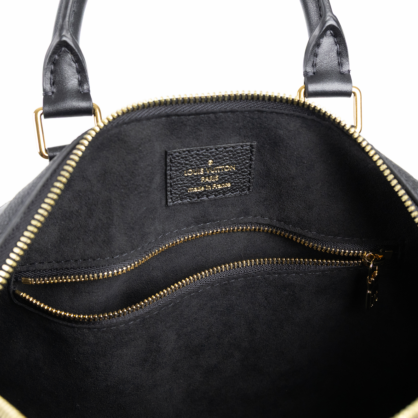 路易威登 LOUIS VUITTON Speedy Bandoulière  25 黑色 大LOGO 手提 斜背 波士頓包 M58951 晶片款  原廠盒子/防塵袋/背帶/鎖組