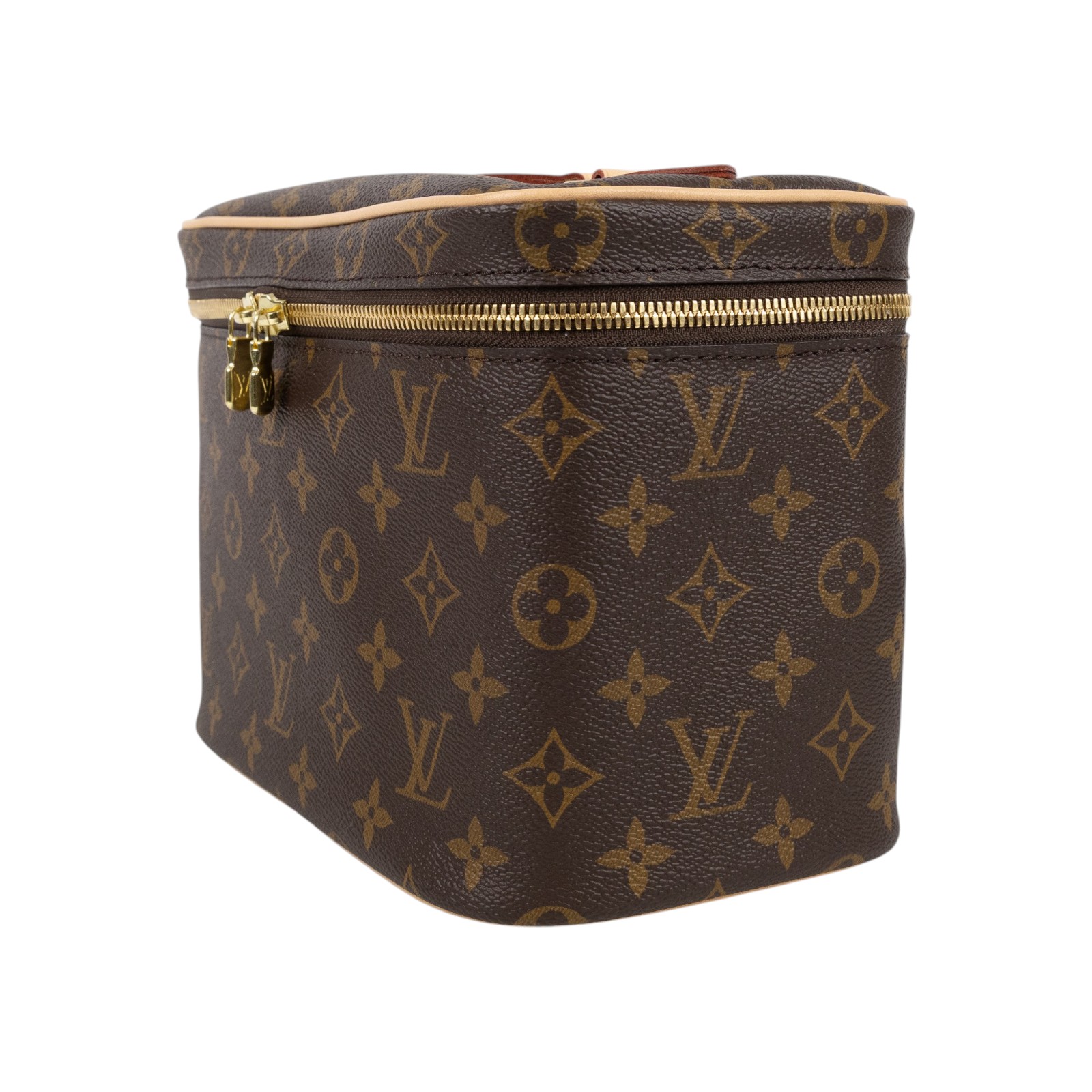 路易威登 LOUIS VUITTON Nice BB 手提 化妝箱 M42265 晶片款 原花大化妝包 原廠盒子/防塵袋