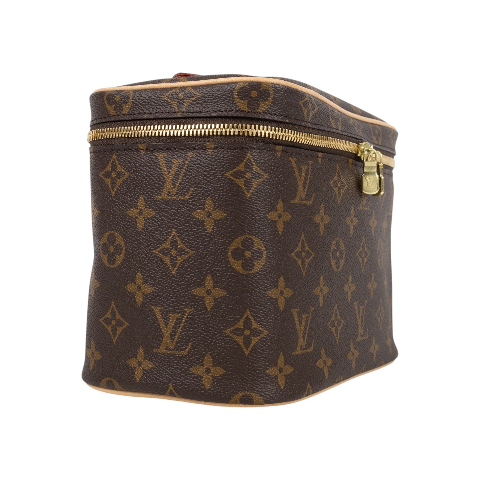 路易威登 LOUIS VUITTON Nice BB 手提 化妝箱 M42265 晶片款 原花大化妝包 原廠盒子/防塵袋
