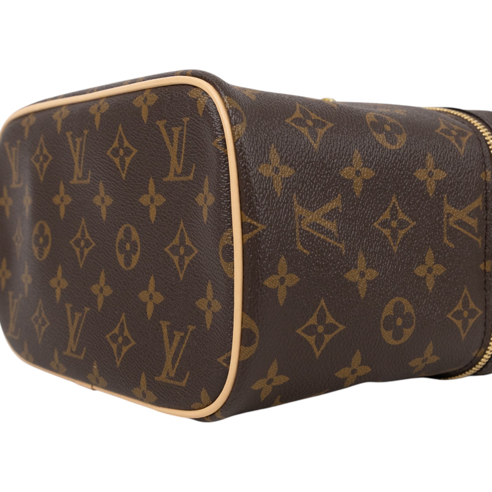 路易威登 LOUIS VUITTON Nice BB 手提 化妝箱 M42265 晶片款 原花大化妝包 原廠盒子/防塵袋