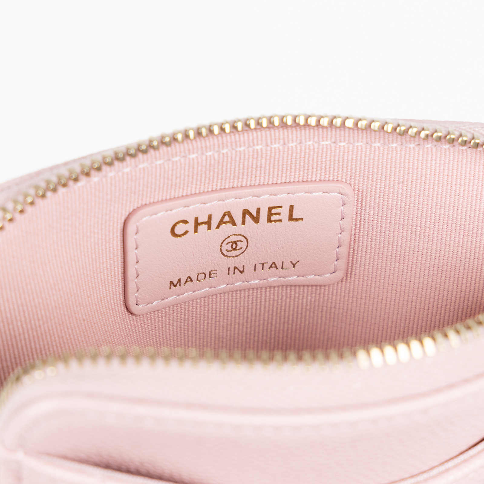 香奈兒 CHANEL 零錢包 卡夾 AP2061  晶片款 粉荔枝吐司零錢包 原廠盒子