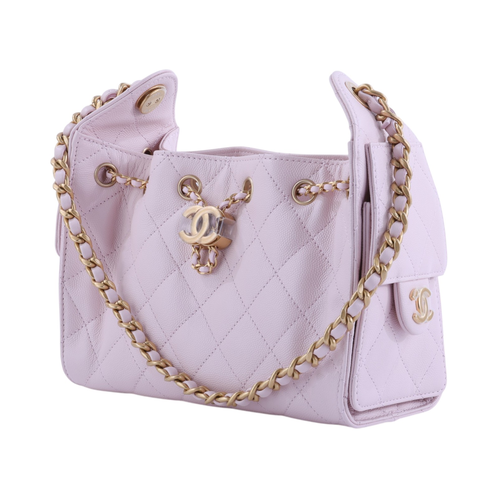 香奈兒 CHANEL 25 迷你包 AS5631 晶片款 粉25包 MINI 原廠盒子/防塵袋