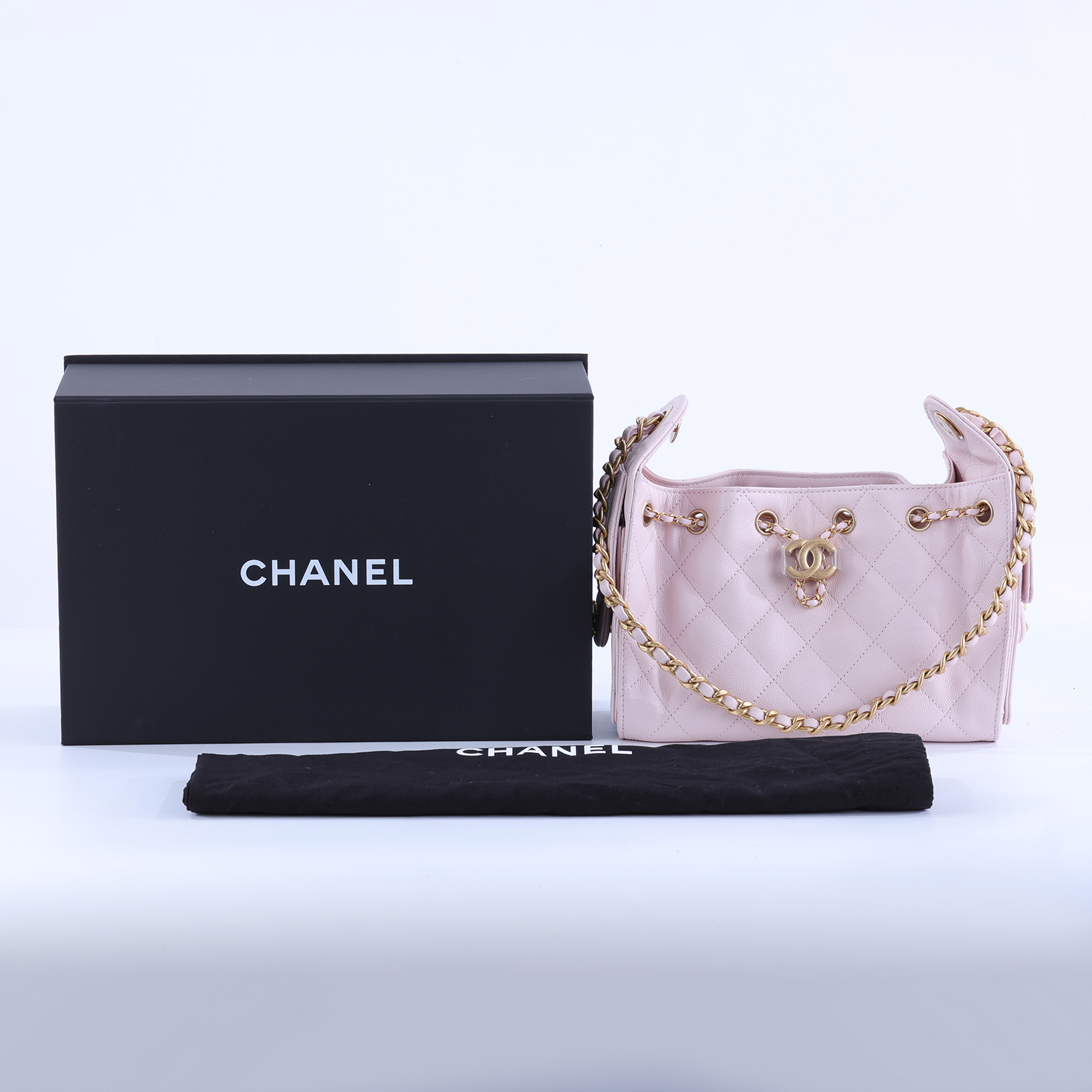 香奈兒 CHANEL 25 迷你包 AS5631 晶片款 粉25包 MINI 原廠盒子/防塵袋
