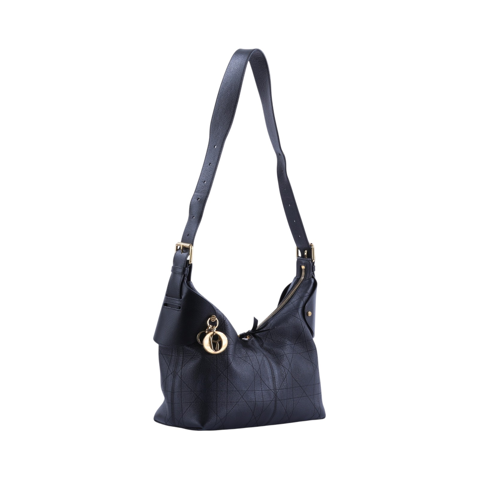 迪奧 CHRISTIAN DIOR Voyage 肩背包 流浪包 中型 M2846UJVC 黑VOYAGE肩背包 中號 保證卡
