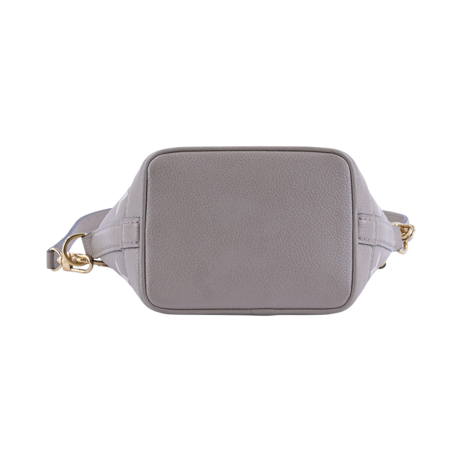 路易威登 LOUIS VUITTON Nano Noé 束口水桶包 Tourterelle 灰色 Cream色 M46291 晶片款  原廠盒子/背帶2