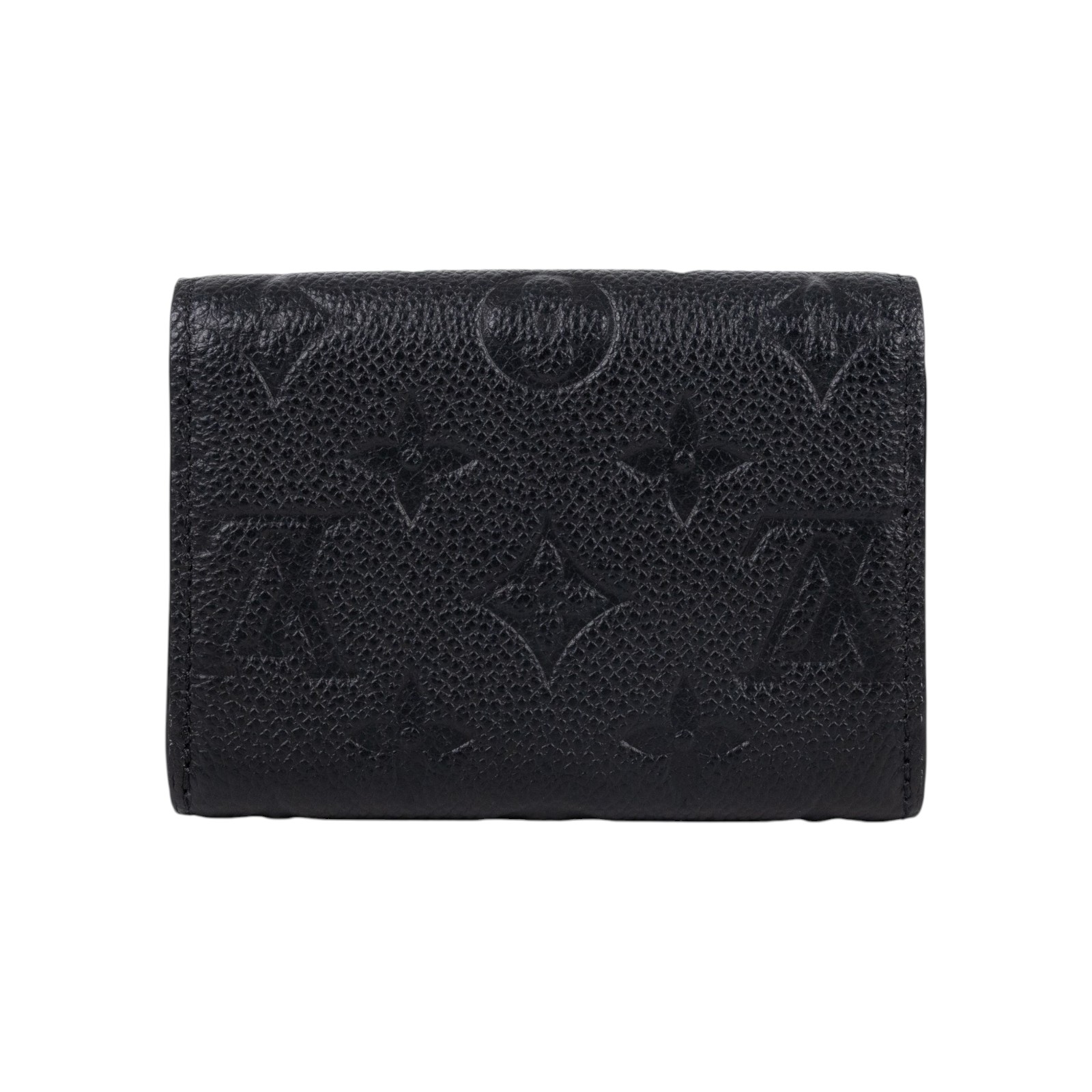 路易威登 LOUIS VUITTON Rosalie 零錢包 黑色 M81455 晶片款 黑原花壓紋Rosalie零錢包 原廠盒子/防塵袋