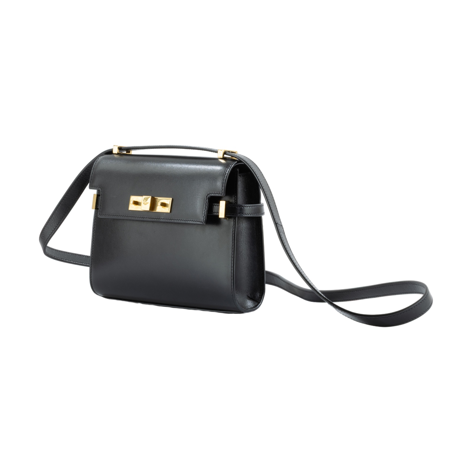 聖羅蘭 YSL SAINT LAURENT Manhattan mini 迷你 肩背包 7277660SX0W 黑MANHATTAN MINI 無附屬品