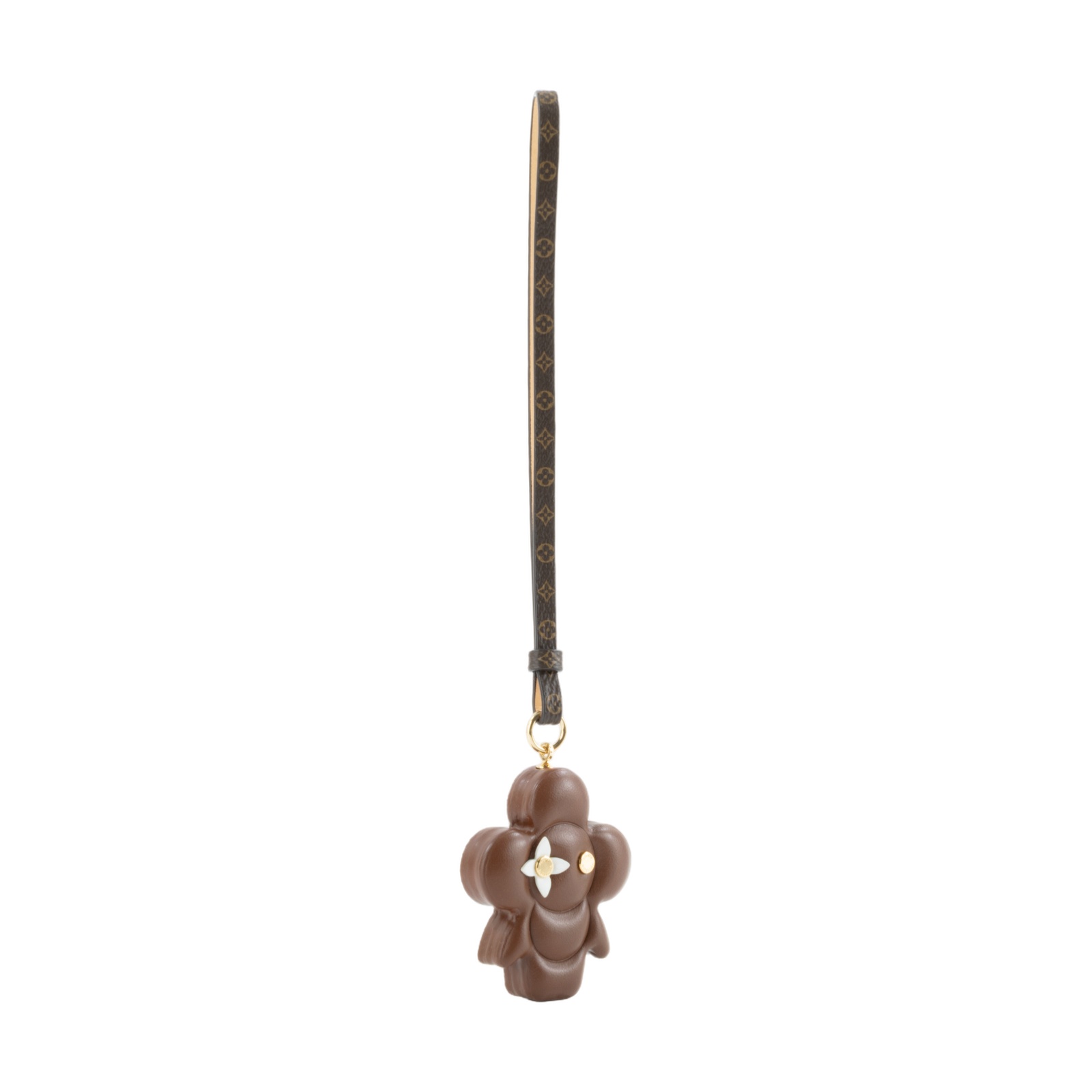 路易威登 LOUIS VUITTON Vivienne Chocolat 包包吊飾 M02208 棕原花VIVIENNE吊飾 原廠盒子/防塵袋