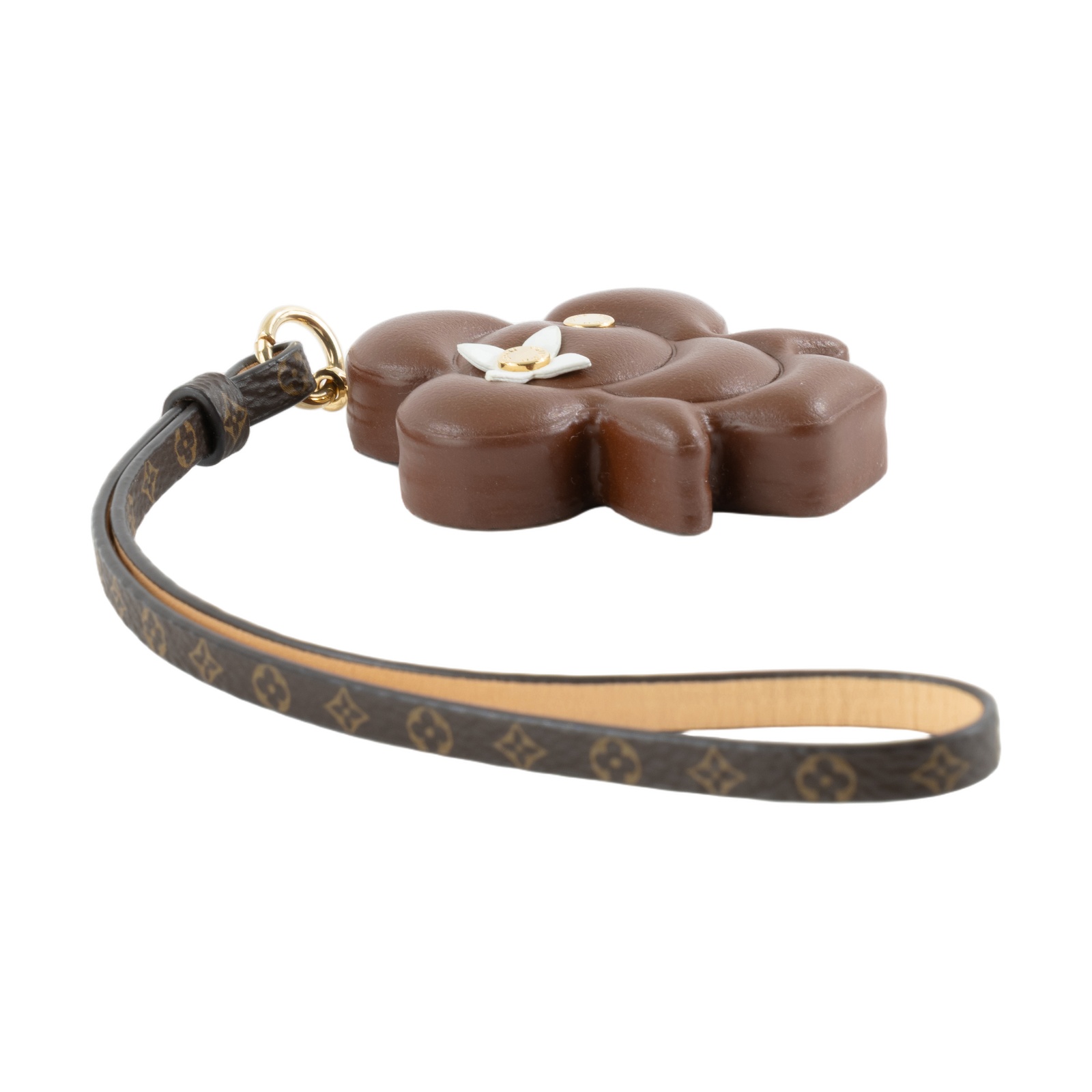 路易威登 LOUIS VUITTON Vivienne Chocolat 包包吊飾 M02208 棕原花VIVIENNE吊飾 原廠盒子/防塵袋