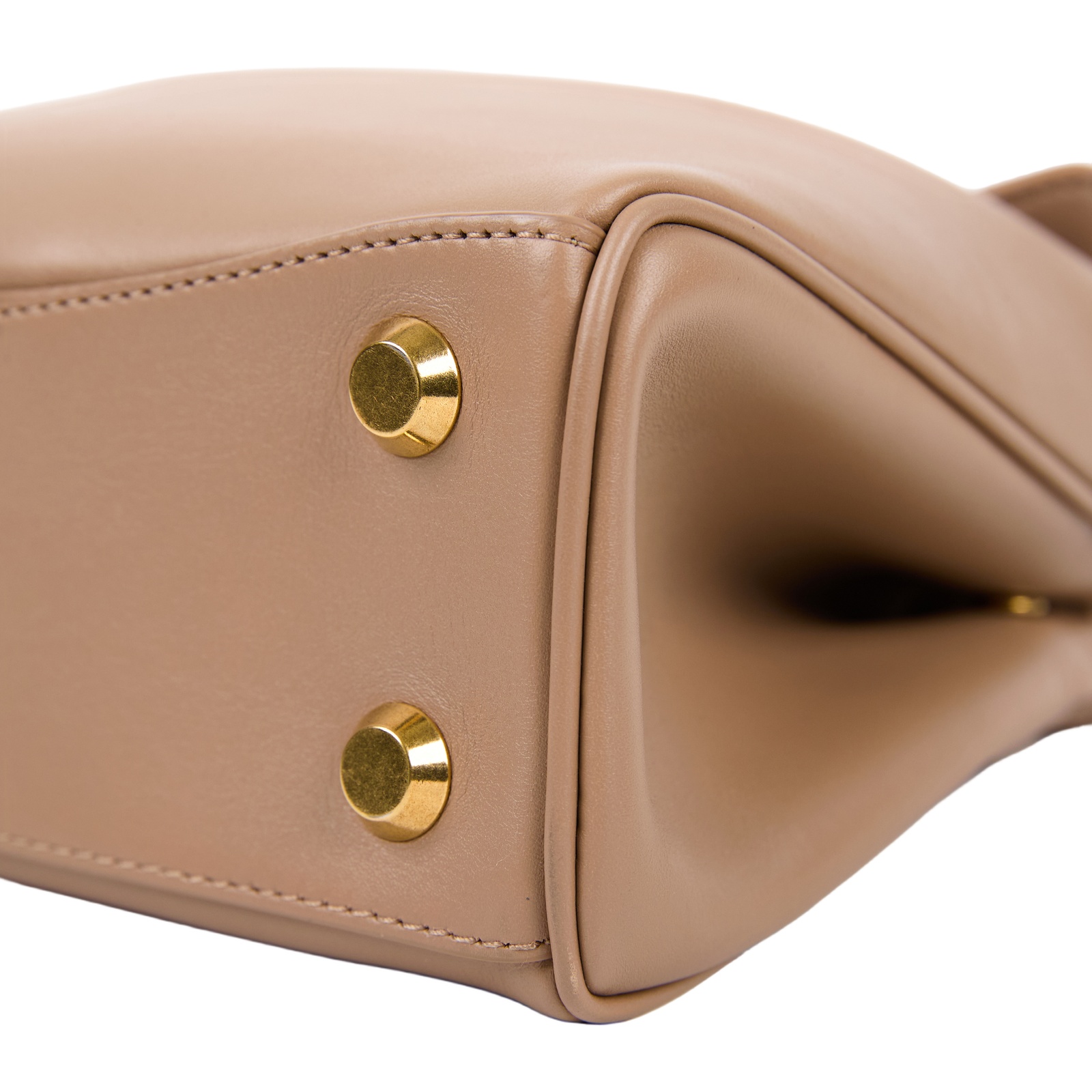巴黎世家 BALENCIAGA Rodeo Mini 手提包 金色五金 7954562AA4V 奶茶RODEO MINI 背帶/鑰匙圈吊牌