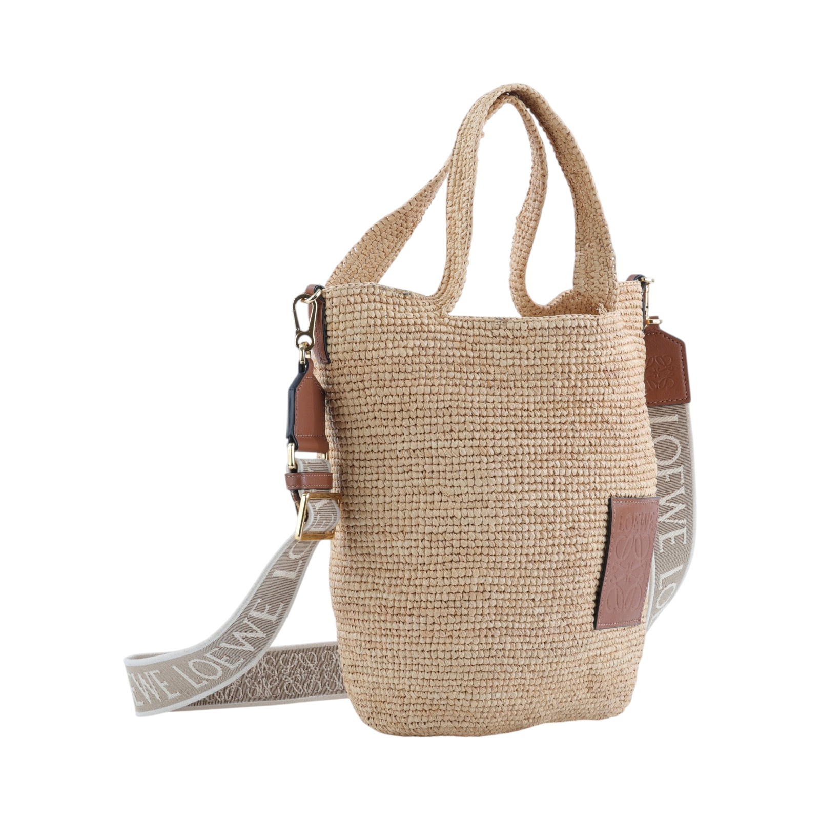 羅意威 LOEWE Slit 手提包 肩背包 斜背包 拉菲草 A685453X07 MINI SLIT竹編水桶包 防塵袋/背帶