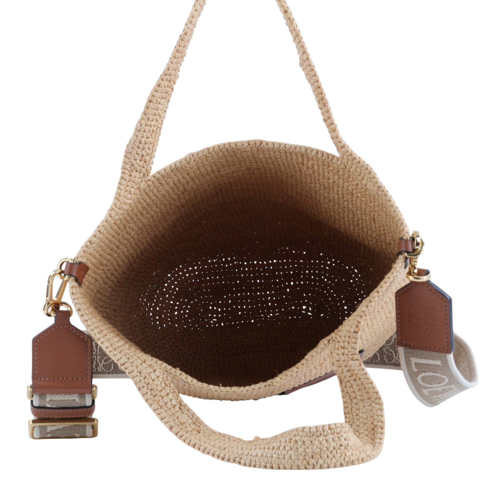 羅意威 LOEWE Slit 手提包 肩背包 斜背包 拉菲草 A685453X07 MINI SLIT竹編水桶包 防塵袋/背帶
