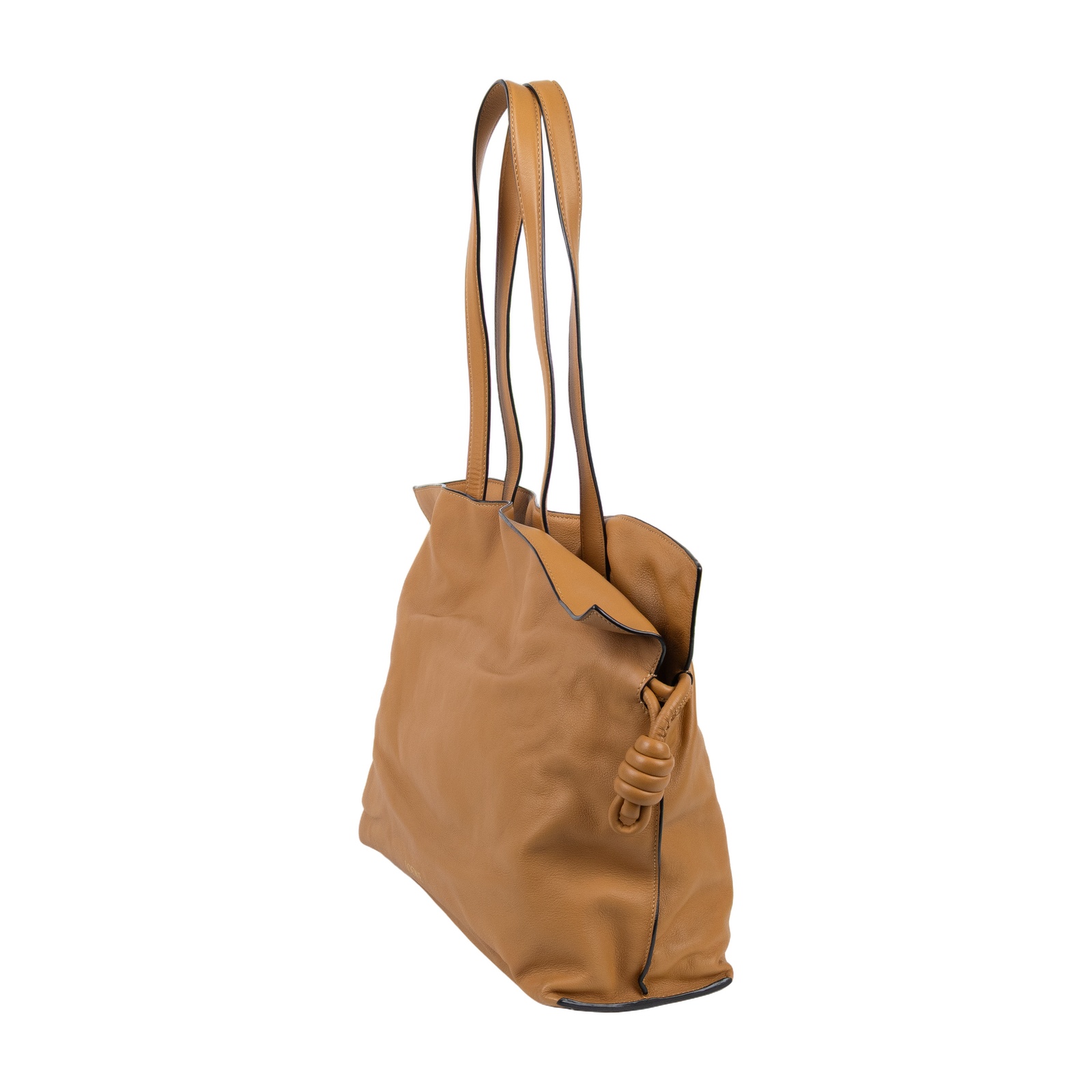 羅意威 LOEWE Large Flamenco 大型 手提包 A411FL1X18 棕FLAMENCO CLUTCH LARGE 防塵袋