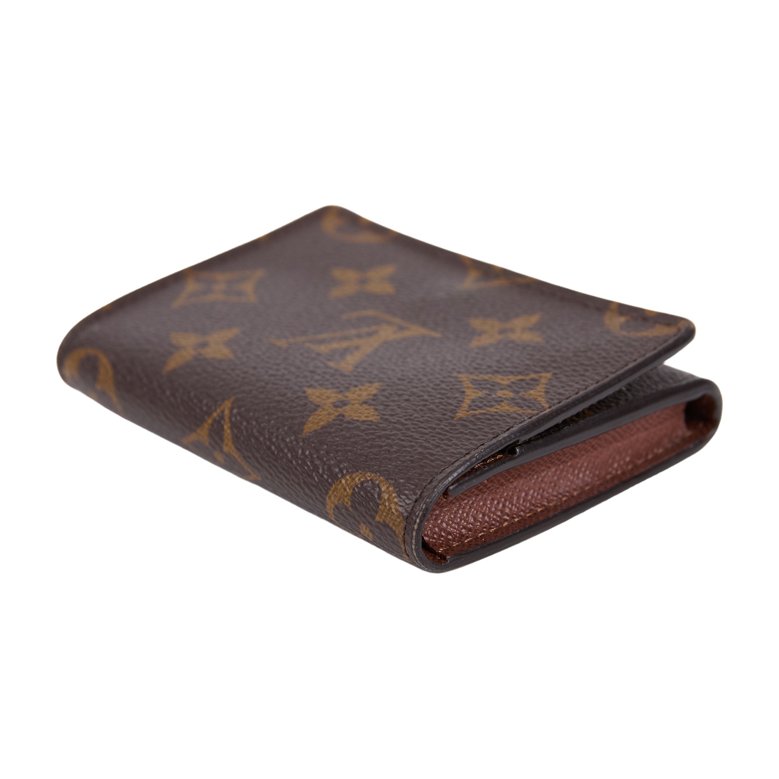 路易威登 LOUIS VUITTON Enveloppe Carte De Visite 卡片套 M63801 晶片款 原花卡夾 無附屬品