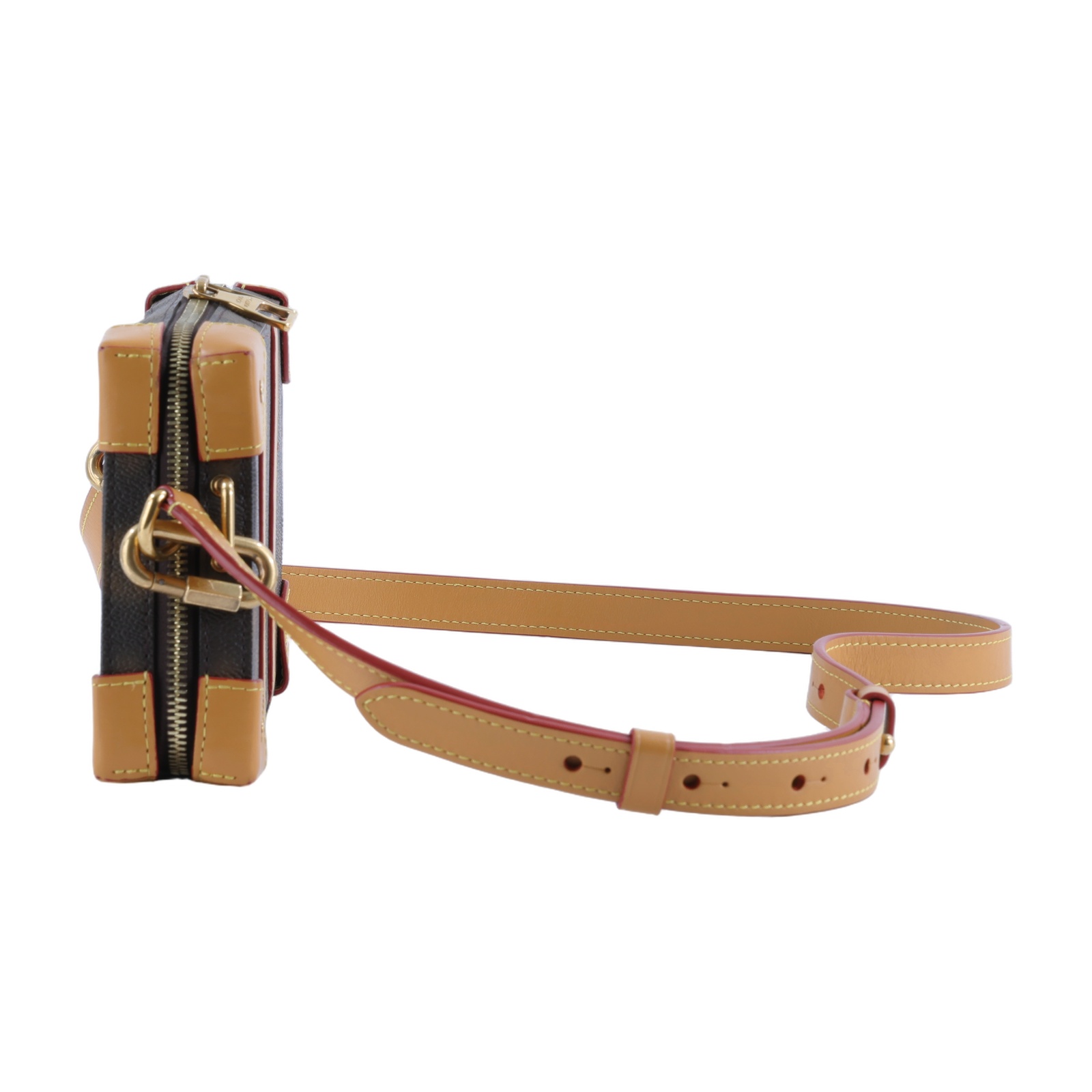 路易威登 LOUIS VUITTON Soft Trunk 盒子包 肩背包 斜背包 M81580 晶片款 Soft Trunk扭曲波浪造型盒子包 防塵袋/背帶