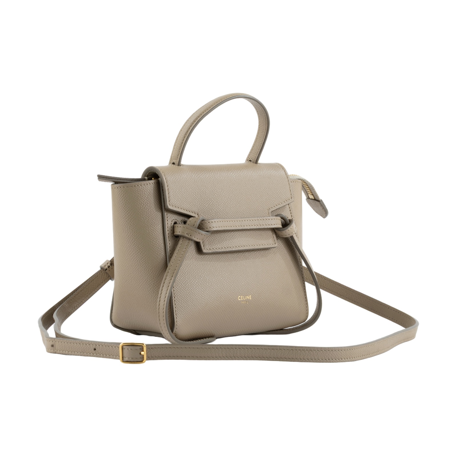 思琳 CELINE Pico Belt 手袋 194263ZVA 奶茶BELT BAG PICO 防塵袋/背帶