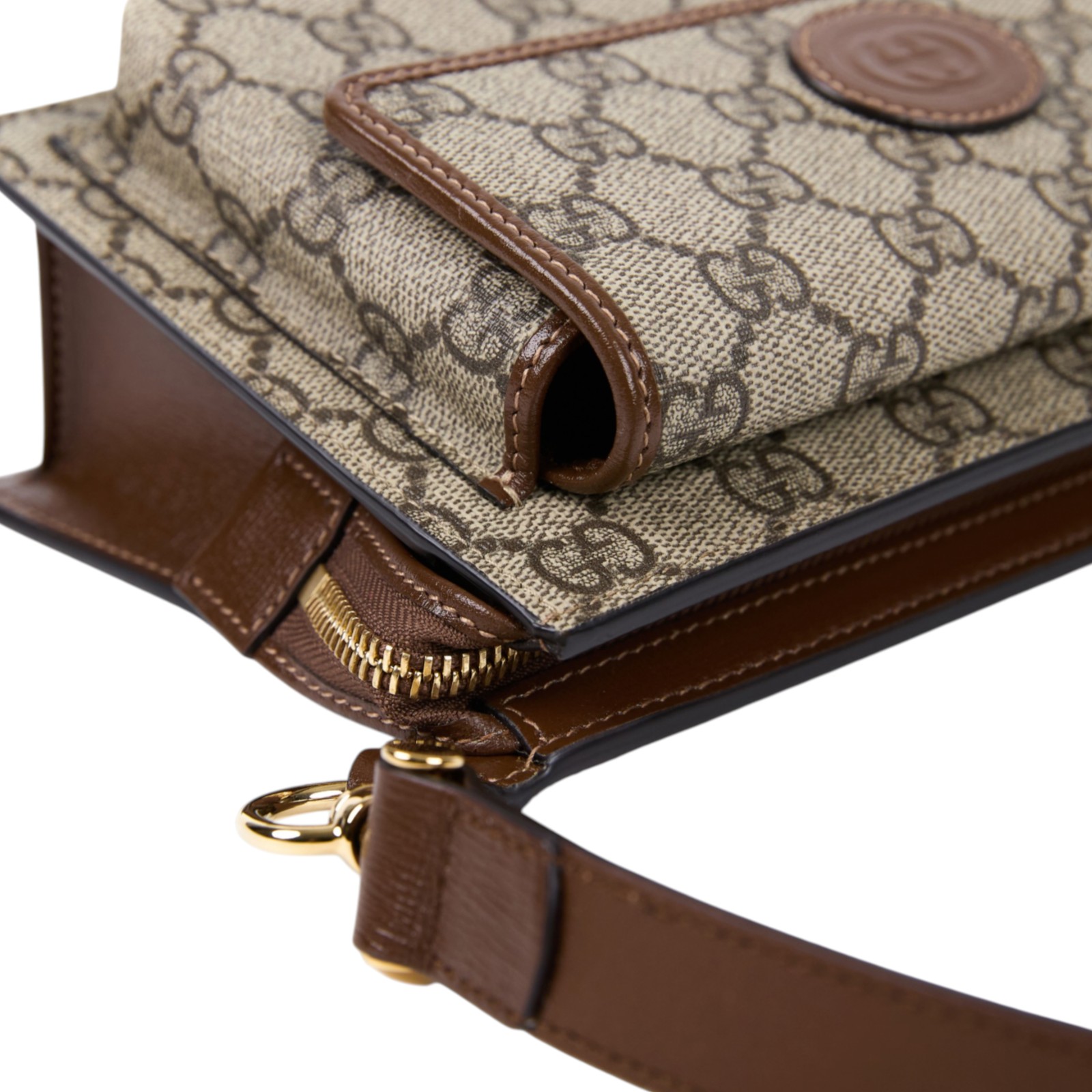 古馳 GUCCI Interlocking G 腰包 746300 92TCG 咖GG腰包 無附屬品