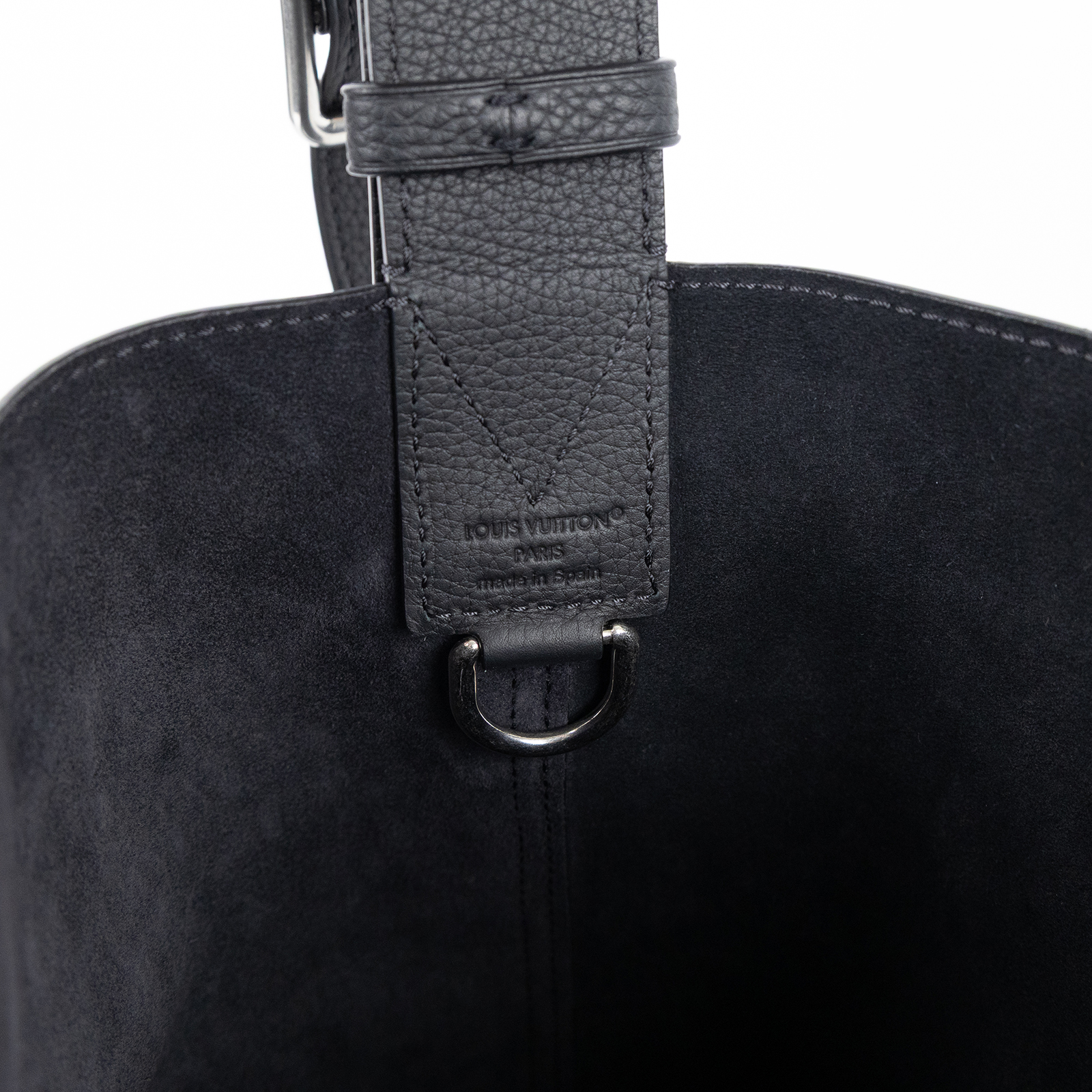 路易威登 LOUIS VUITTON Verso 手提袋 LV Touch牛皮 黑色 銀色金屬配件 M27022 晶片款  原廠盒子/防塵袋/購買證明/內袋
