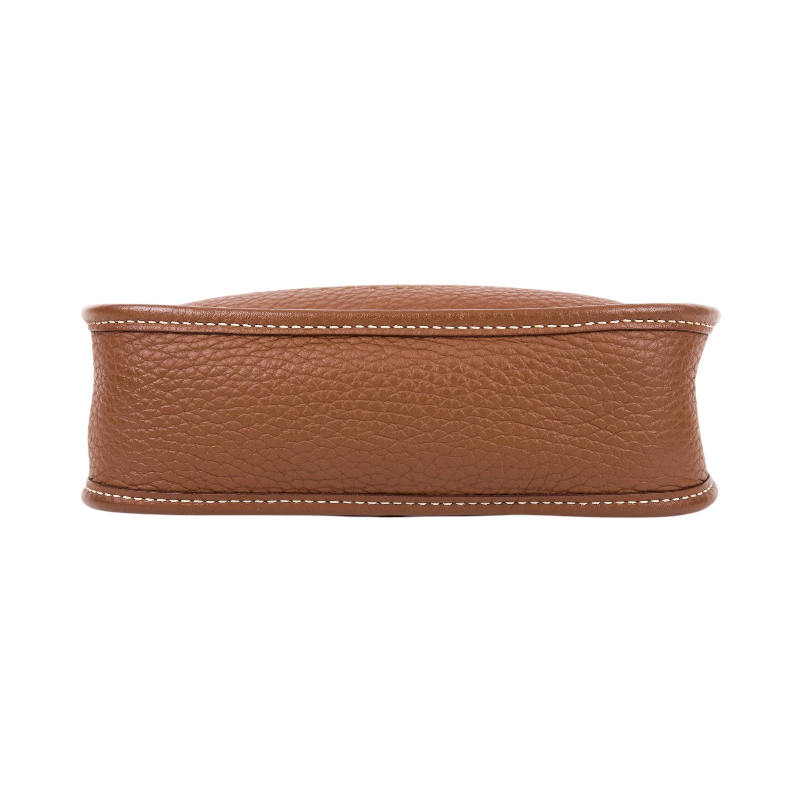 愛馬仕 Hermes Evelyne Bag Mini 伊芙琳包 Evelyne 16 銀色五金 金棕色 H077887CKAG /U BS 011 ZB  原廠盒子/防塵袋/背帶/購買證明影本