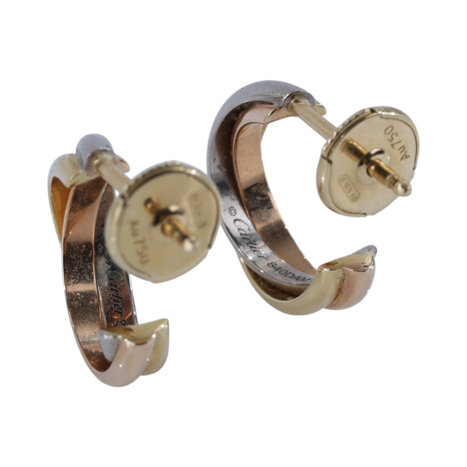 卡地亞 CARTIER Trinity 耳環 白K金 玫瑰金 黃K金 B8301540 TRINITY耳環 原廠盒子/保證卡