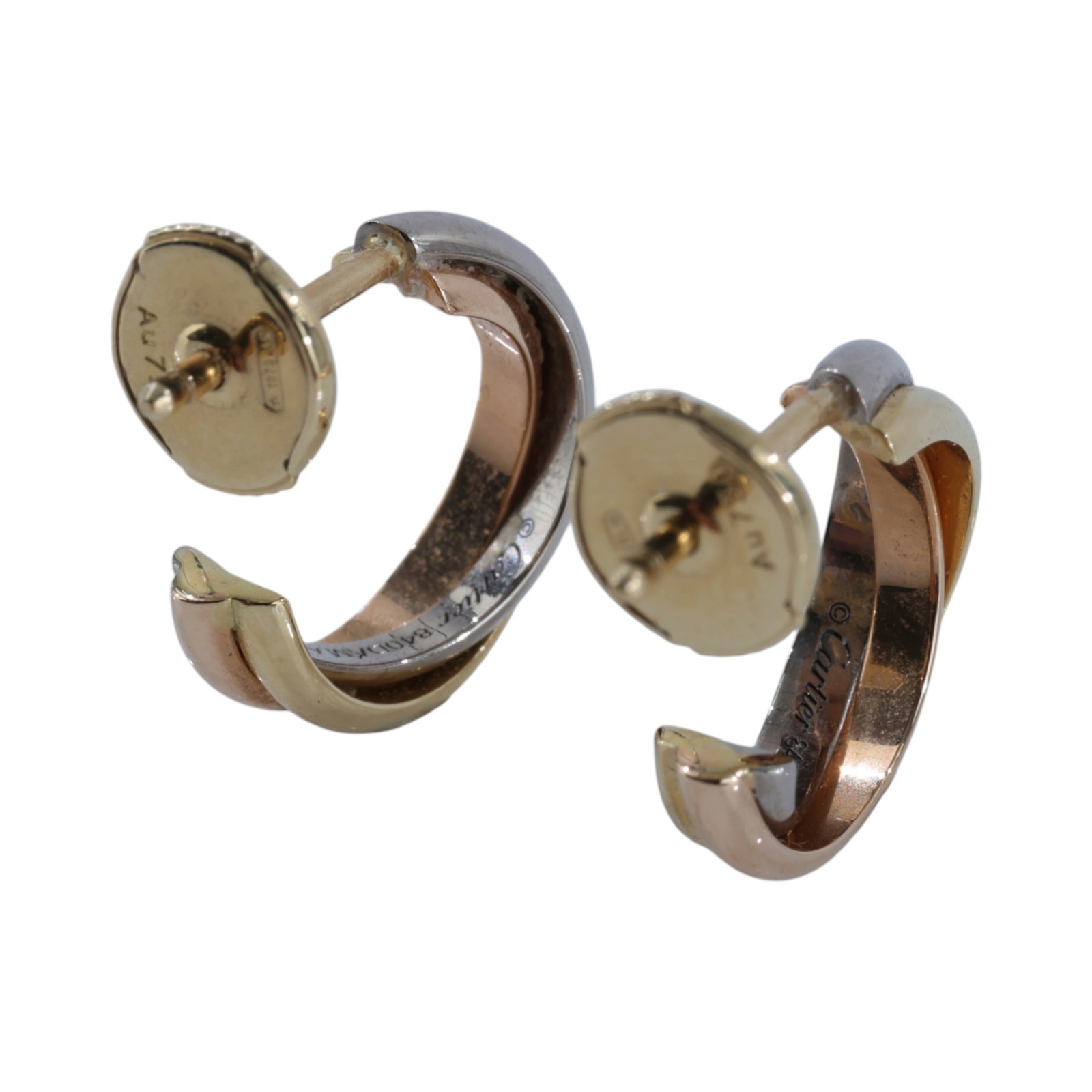 卡地亞 CARTIER Trinity 耳環 白K金 玫瑰金 黃K金 B8301540 TRINITY耳環 原廠盒子/保證卡
