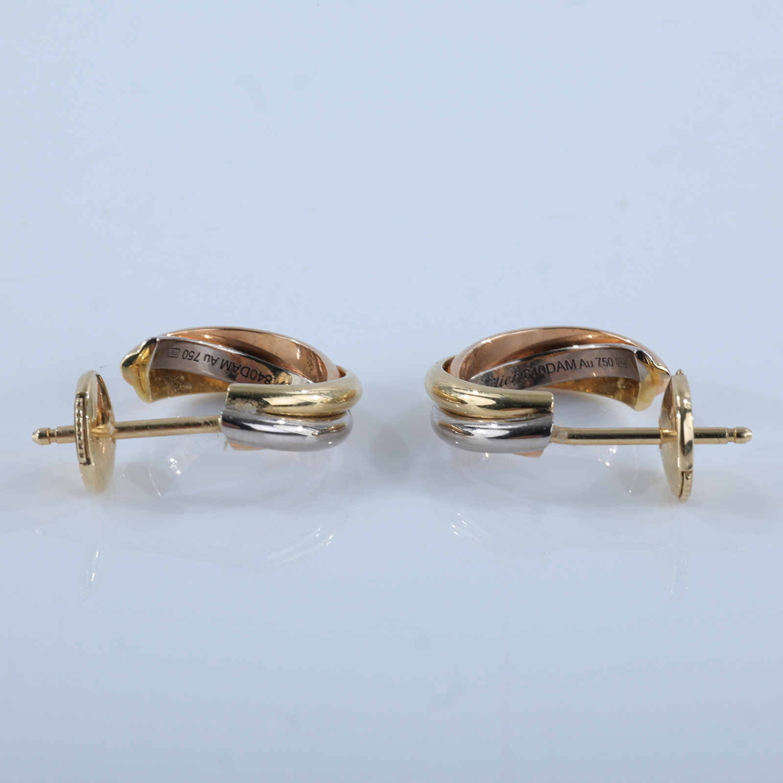卡地亞 CARTIER Trinity 耳環 白K金 玫瑰金 黃K金 B8301540 TRINITY耳環 原廠盒子/保證卡