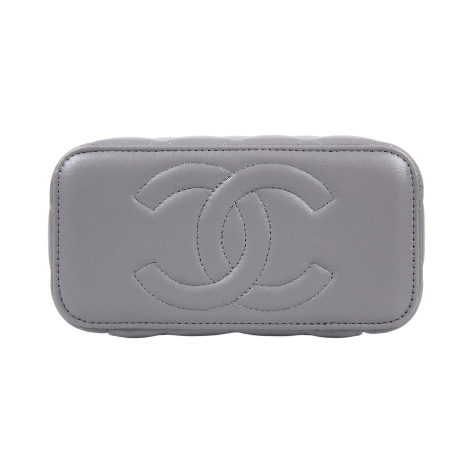 香奈兒 CHANEL Vanity Case 化妝箱 AP2199 B08846 晶片款 灰手把VANITY CASE 無附屬品