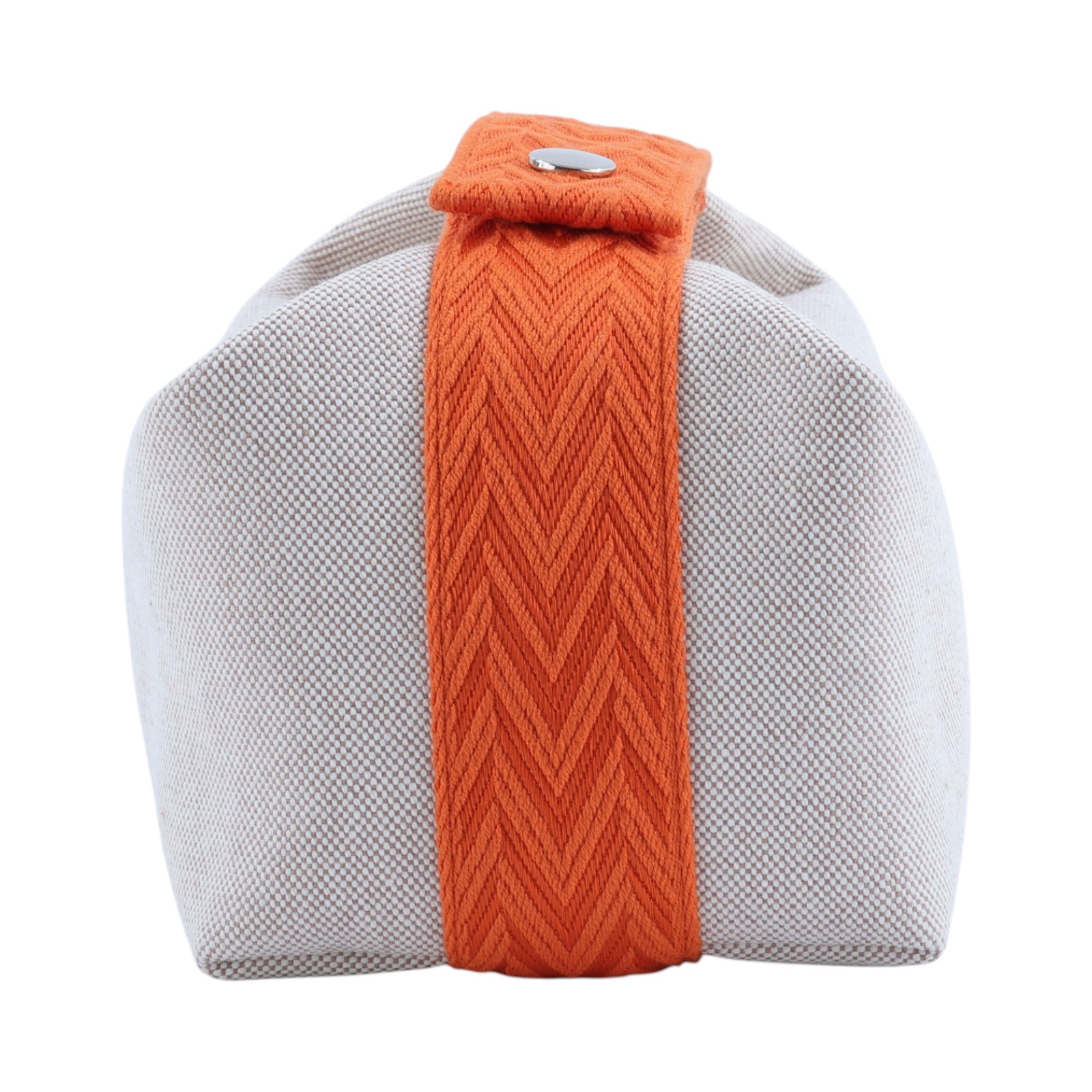 愛馬仕 Hermes Bride a Brac PM 小型 盥洗包 手提包 米色 橘色 H103351Mv01   無附屬品
