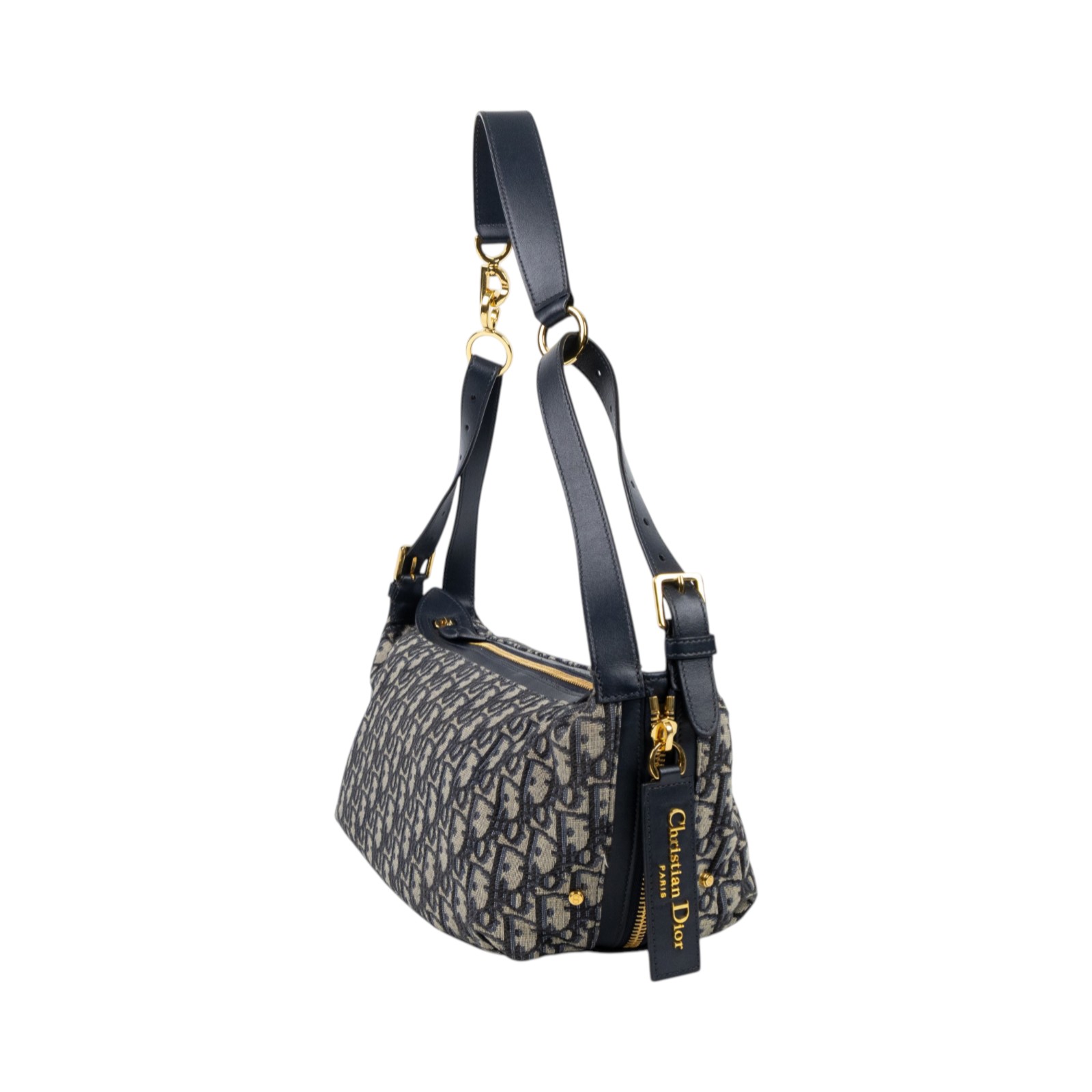 迪奧 CHRISTIAN DIOR D-Journey 中型包 Oblique 緹花 M2417UTZQ  原廠盒子/防塵袋/購買證明
