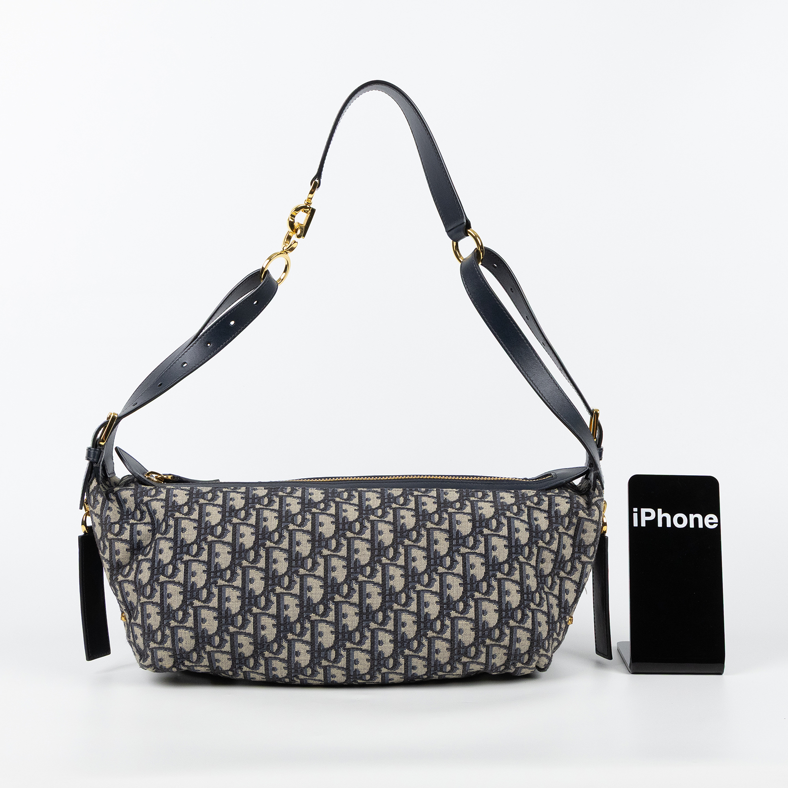 迪奧 CHRISTIAN DIOR D-Journey 中型包 Oblique 緹花 M2417UTZQ  原廠盒子/防塵袋/購買證明