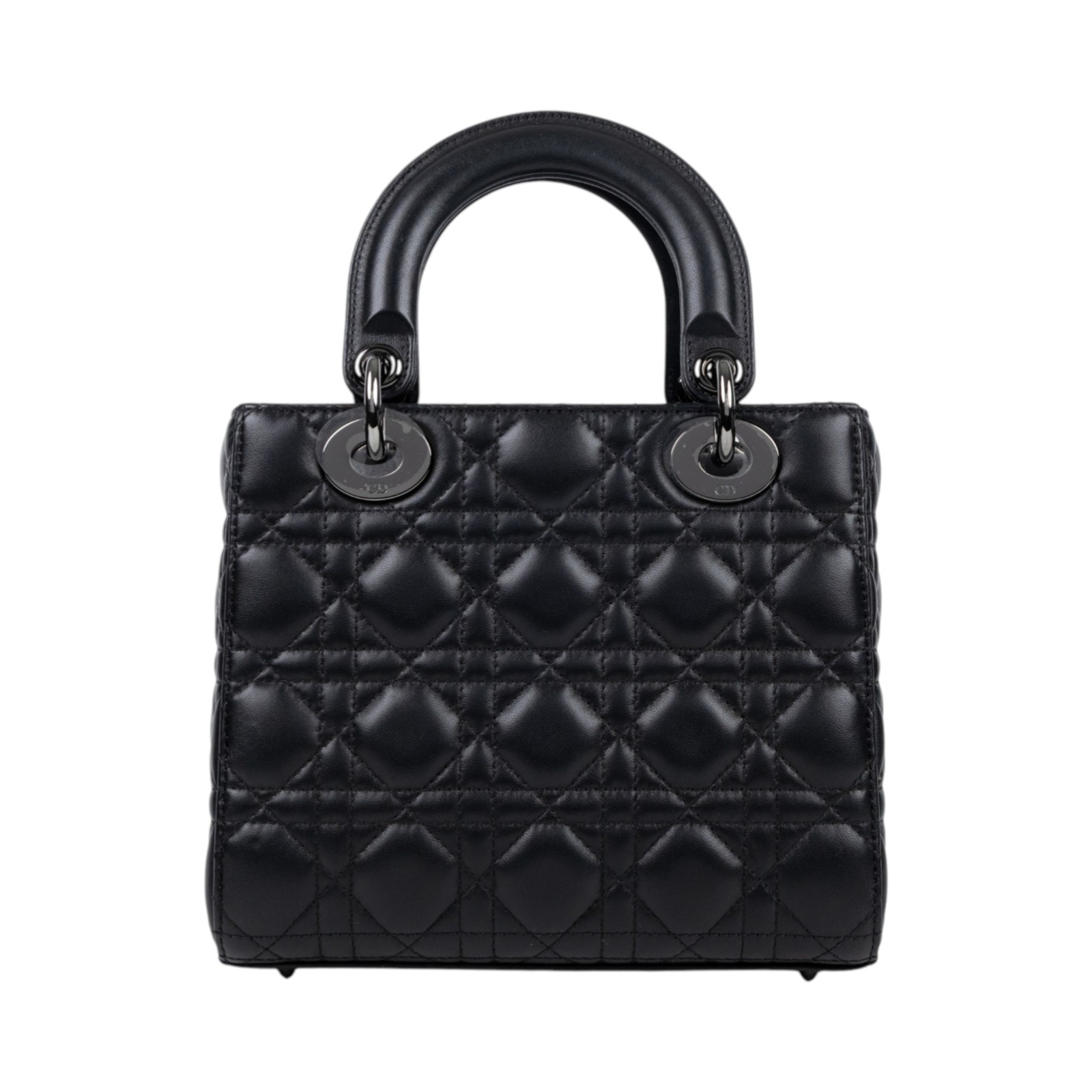 迪奧 CHRISTIAN DIOR Lady Dior My ABCDior 小型 肩背 手提包 羊皮 M0538OBKP  原廠盒子/防塵袋/購買證明/背帶