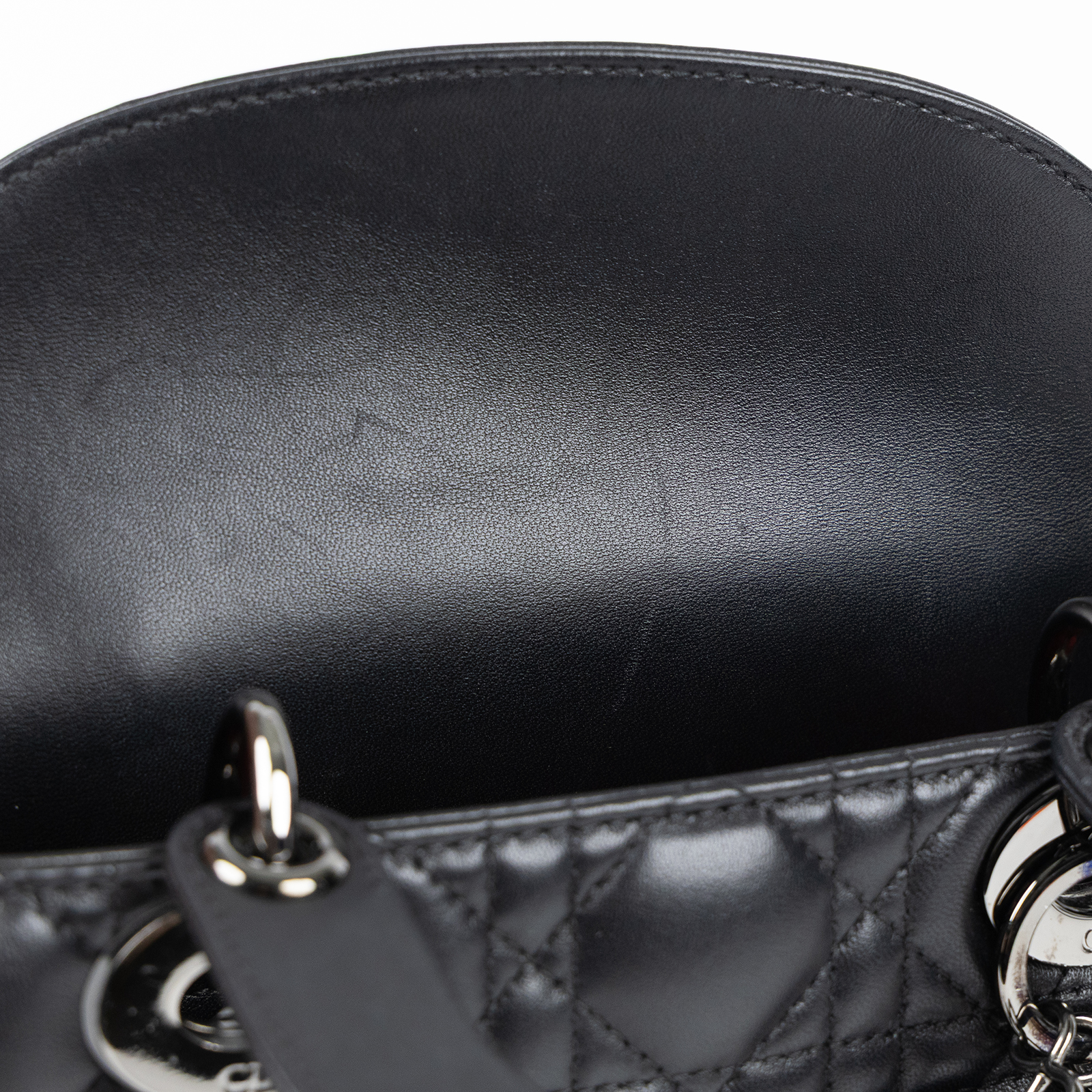 迪奧 CHRISTIAN DIOR Lady Dior My ABCDior 小型 肩背 手提包 羊皮 M0538OBKP  原廠盒子/防塵袋/購買證明/背帶