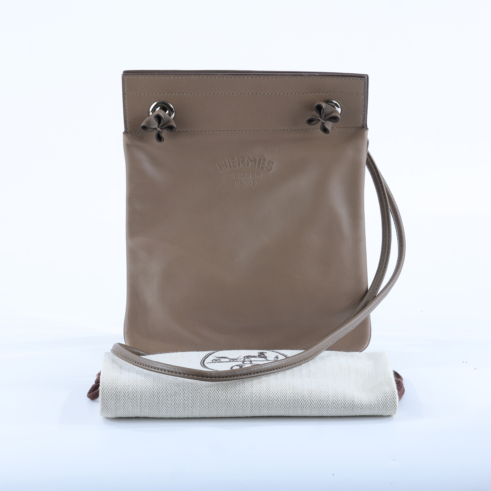 愛馬仕 Hermes Aline Mini 扁包 大象灰色 H076236CKAA D AM 009 UH D刻 大象灰 ALINE MINI 防塵袋