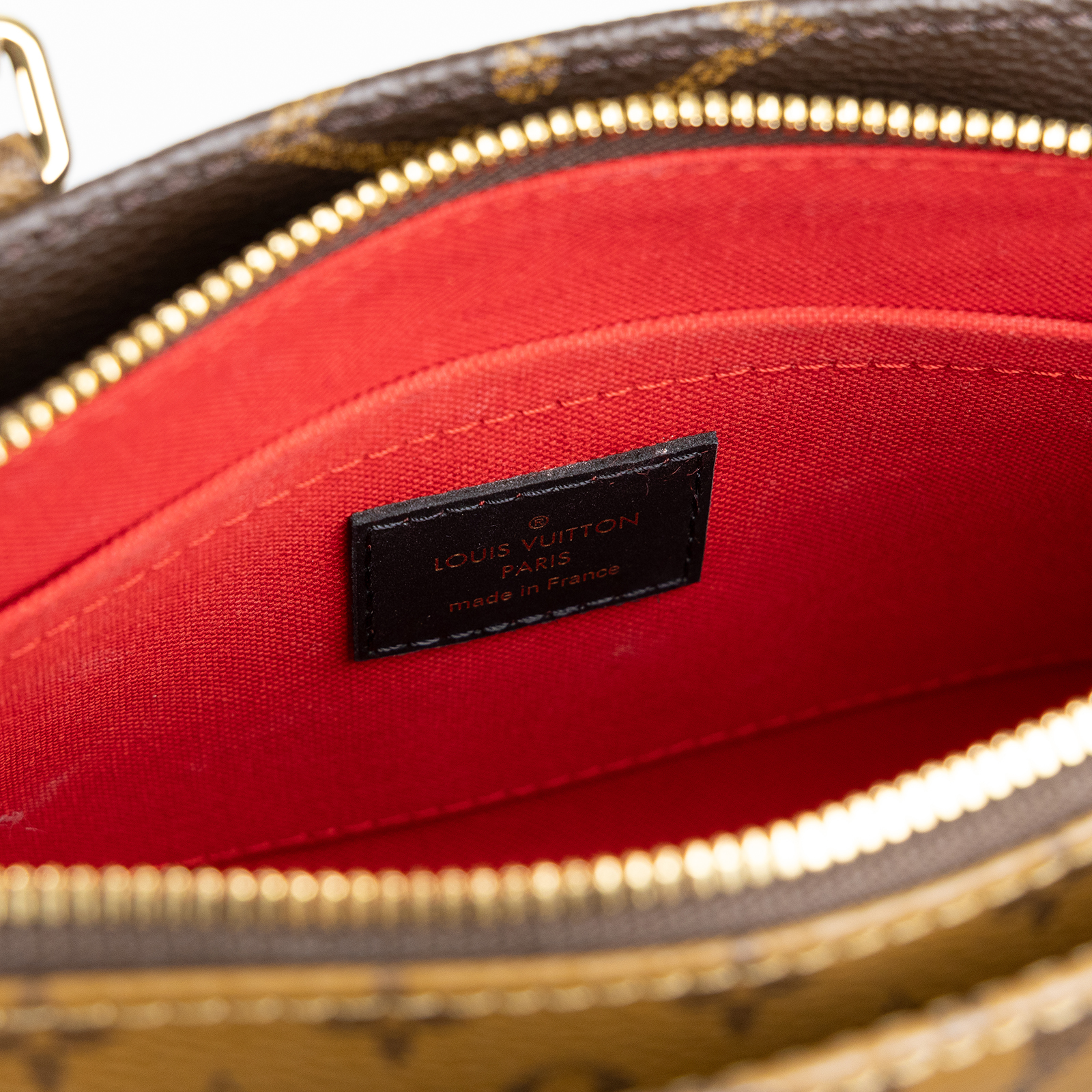路易威登 LOUIS VUITTON OnTheGo East West 皮革飾邊 經典帆布 手提 斜背包 M46653 晶片款  原廠盒子/防塵袋/背帶/零錢包