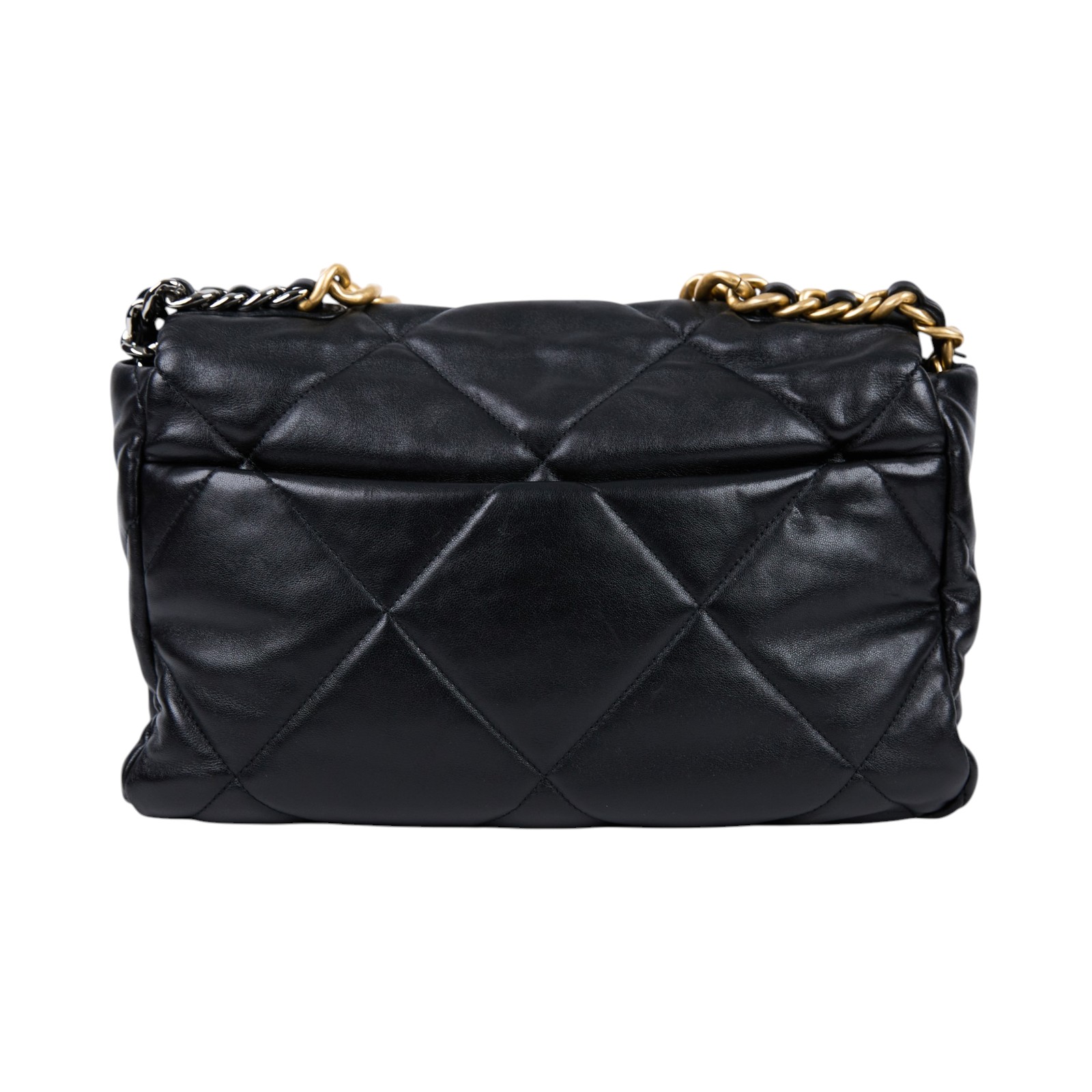 香奈兒 CHANEL 19 大型口蓋包 AS1161 晶片款 黑羊19包 30CM 防塵袋