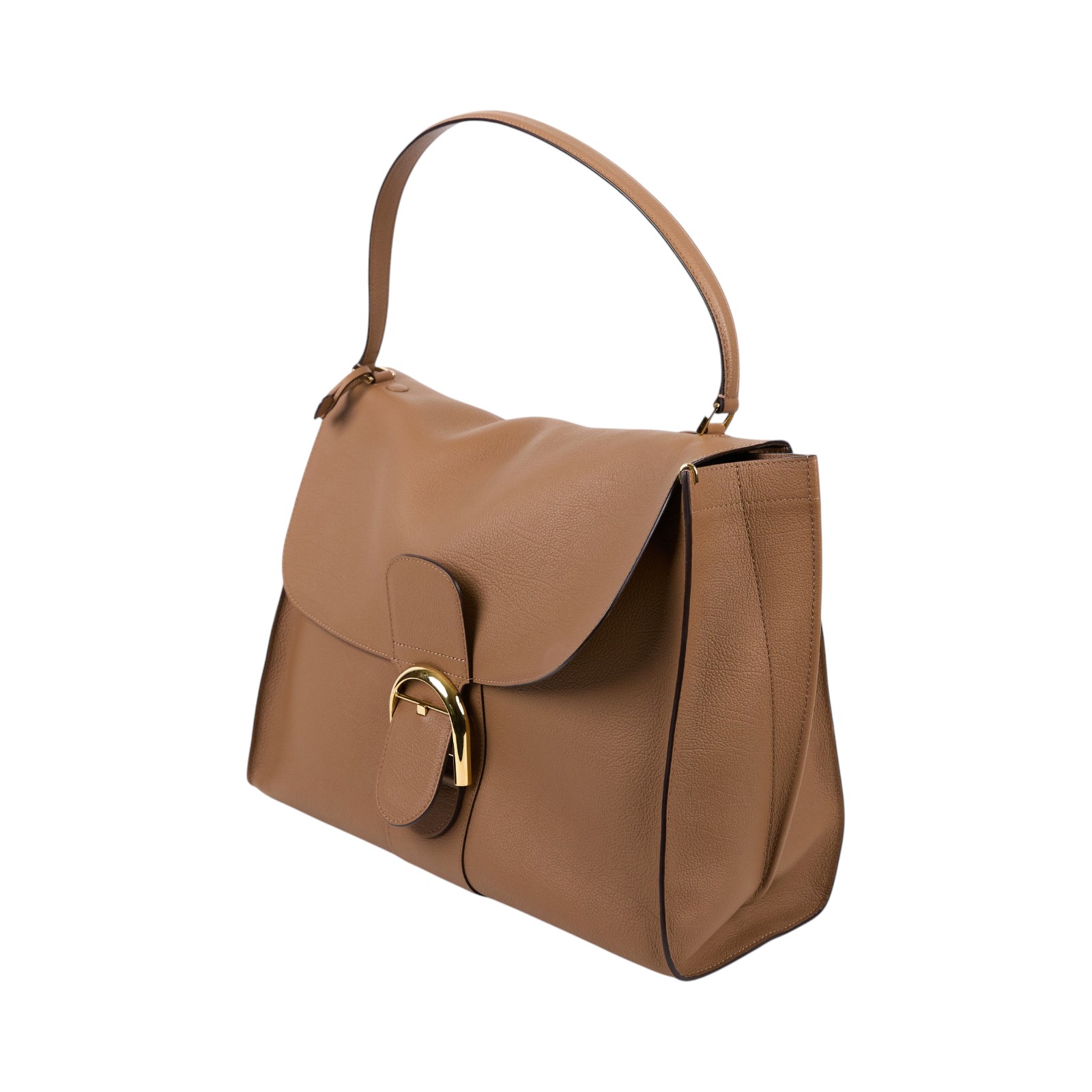 德爾沃 DELVAUX  Brillant Tempo 手提包 AA0727CBN0BKDDO 肉桂棕 BRILLANT TEMPO MM 無附屬品