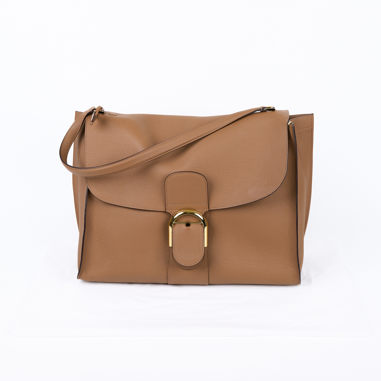 德爾沃 DELVAUX  Brillant Tempo 手提包 AA0727CBN0BKDDO 肉桂棕 BRILLANT TEMPO MM 無附屬品